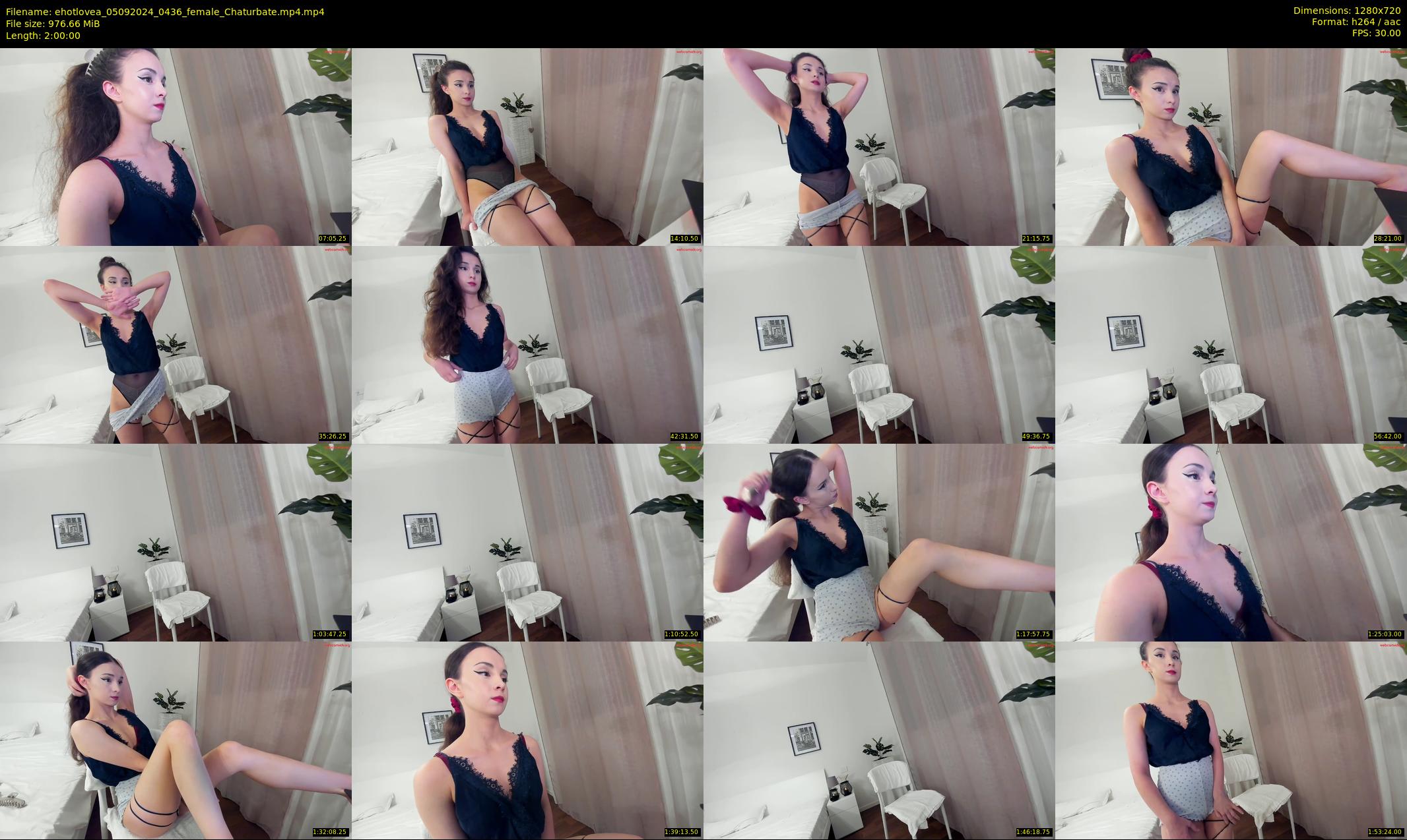ehotlovea — 120 minute Chaturbate female cam show recording, 720p, Sep 5, 2024