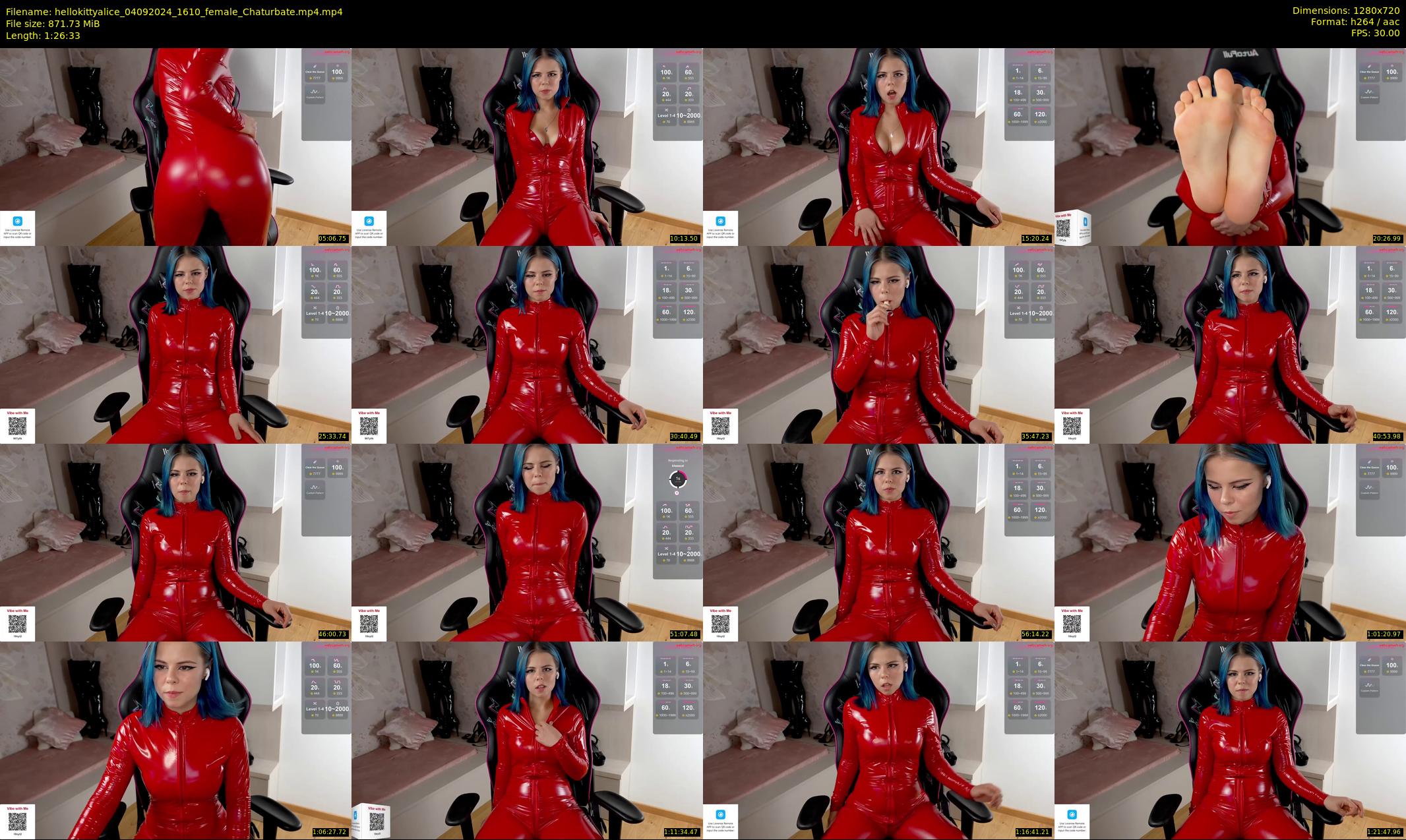 hellokittyalice — 87 minute Chaturbate female cam show recording, 720p, Sep 4, 2024