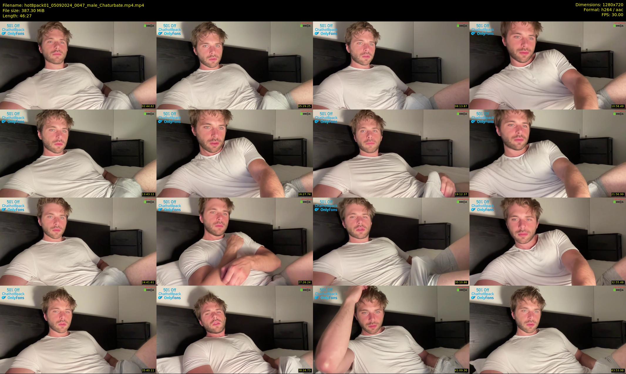 hot8pack01 — 47 minute Chaturbate male cam show recording, 720p, Sep 5, 2024