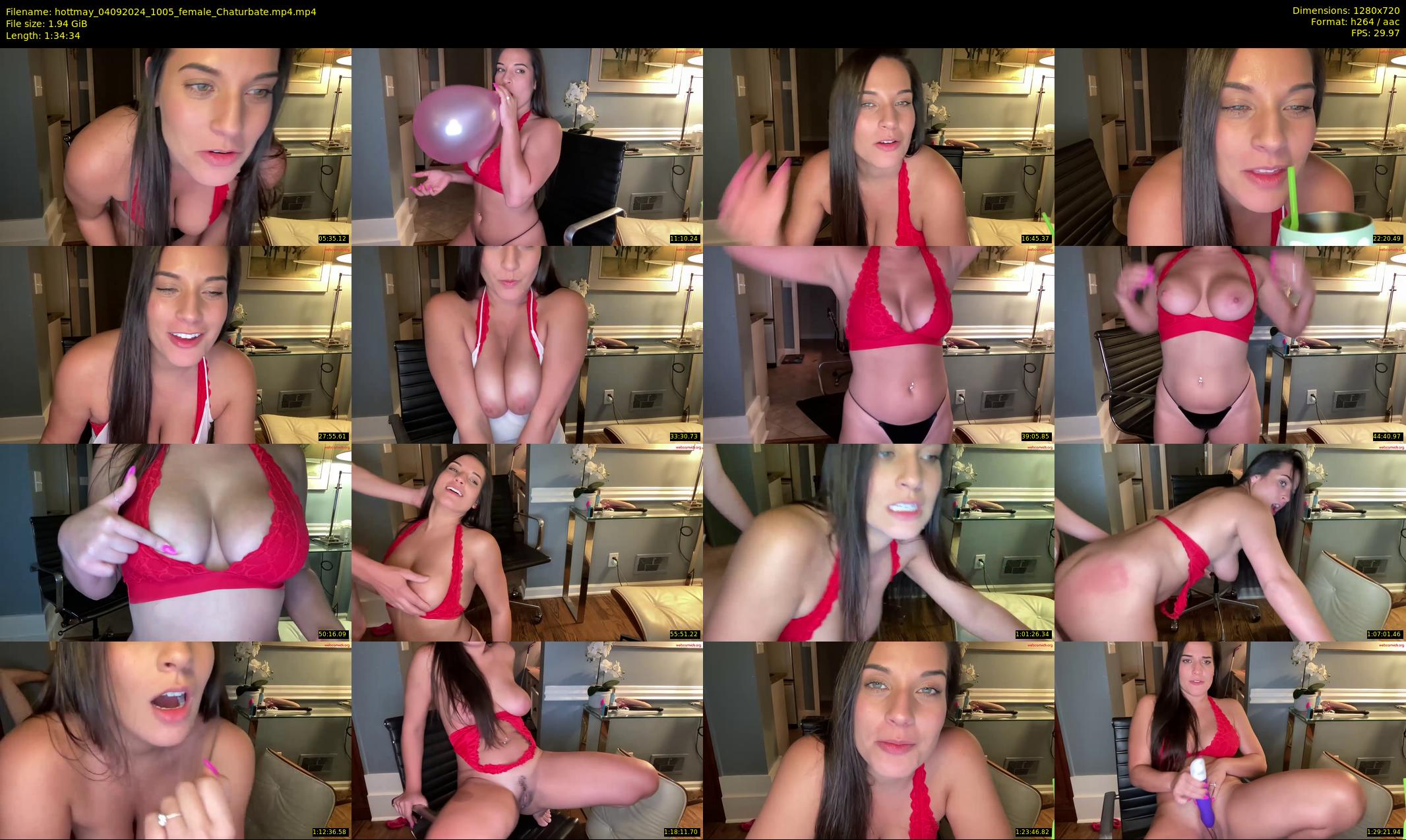 hottmay — 95 minute Chaturbate female cam show recording, 720p, Sep 4, 2024