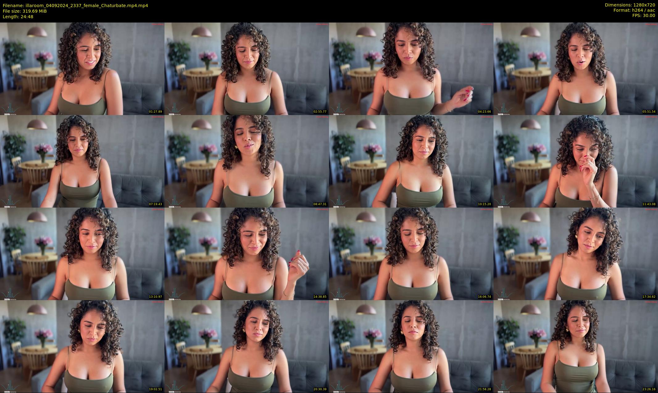 illaroom — 25 minute Chaturbate female cam show recording, 720p, Sep 4, 2024