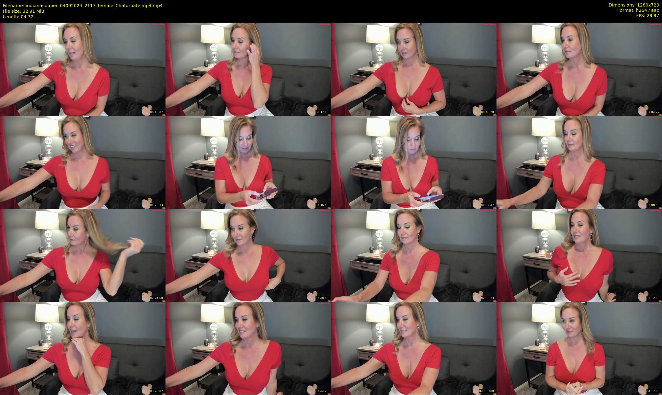 indianacooper — 5 minute Chaturbate female cam show recording, 720p, Sep 4, 2024