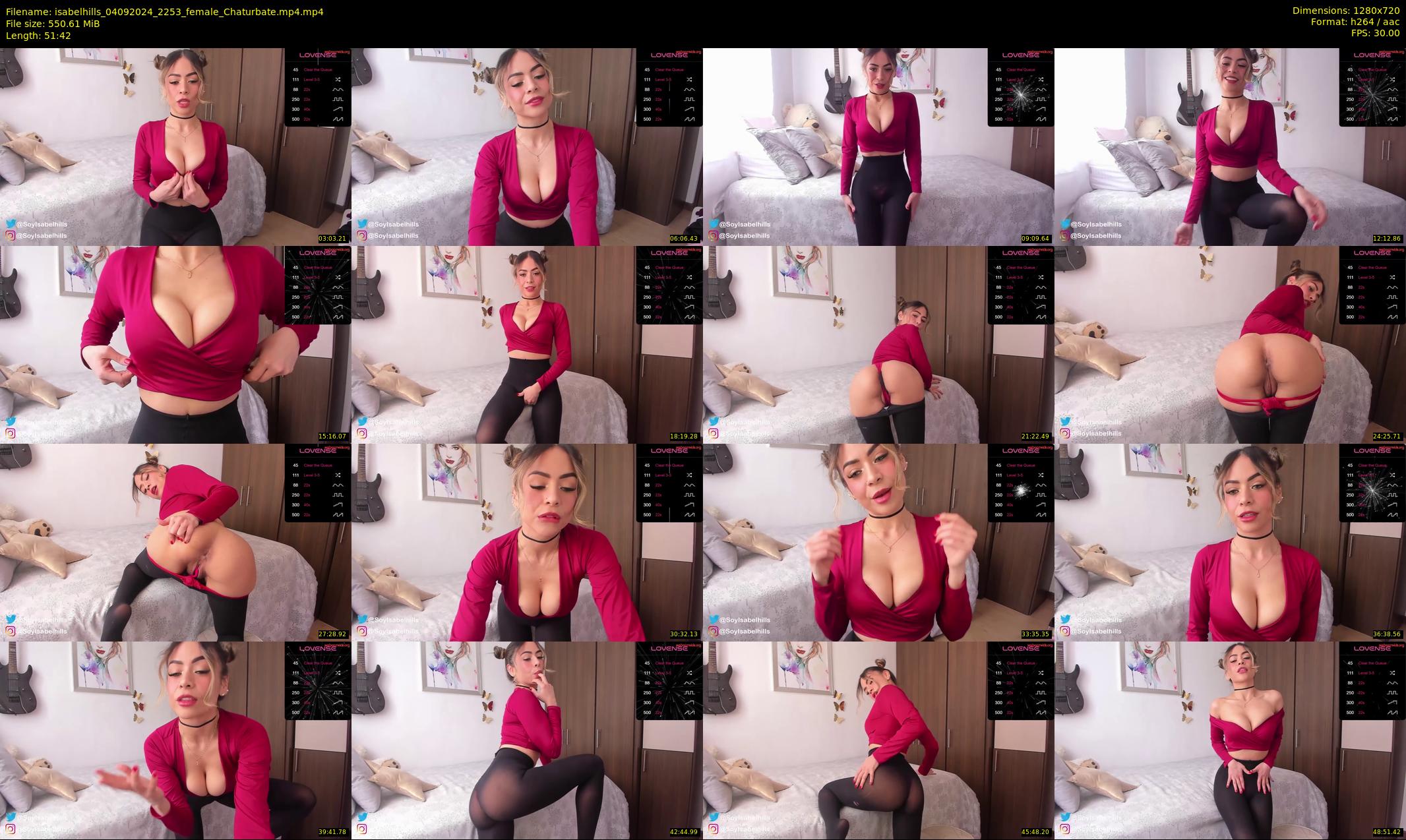 isabelhills — 52 minute Chaturbate female cam show recording, 720p, Sep 4, 2024