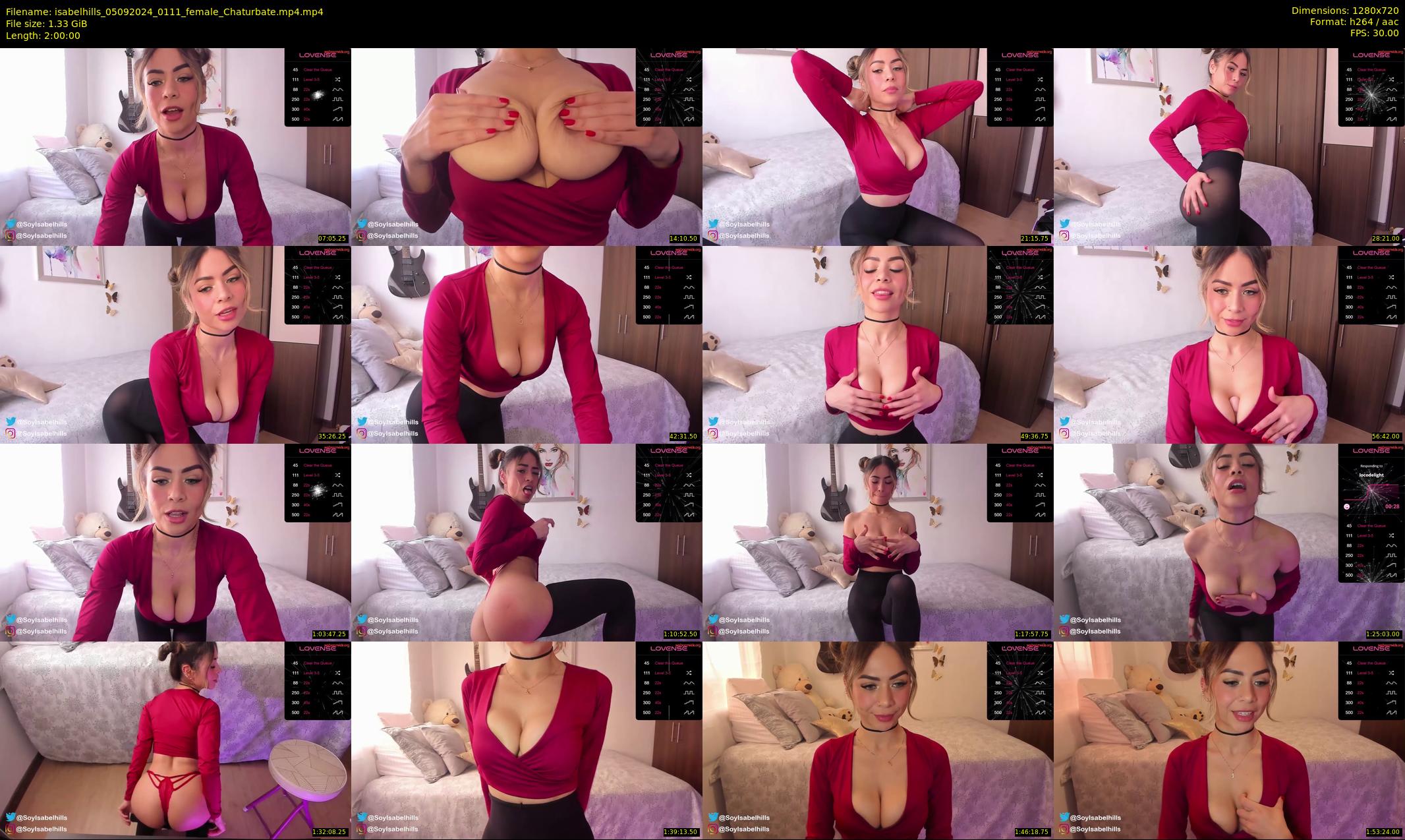 isabelhills — 120 minute Chaturbate female cam show recording, 720p, Sep 5, 2024