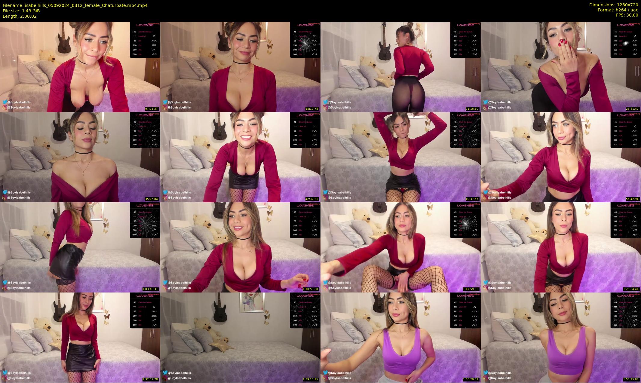 isabelhills — 121 minute Chaturbate female cam show recording, 720p, Sep 5, 2024