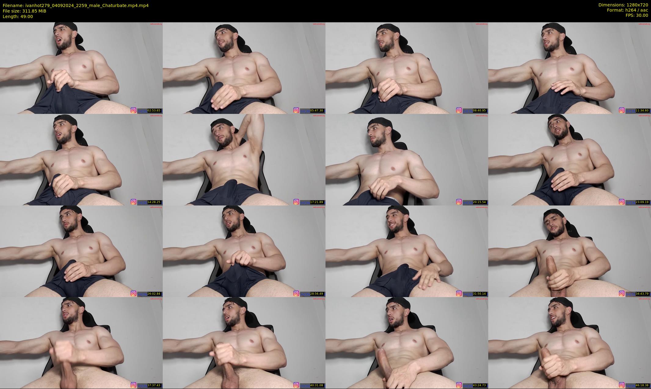 ivanhot279 — 49 minute Chaturbate male cam show recording, 720p, Sep 4, 2024