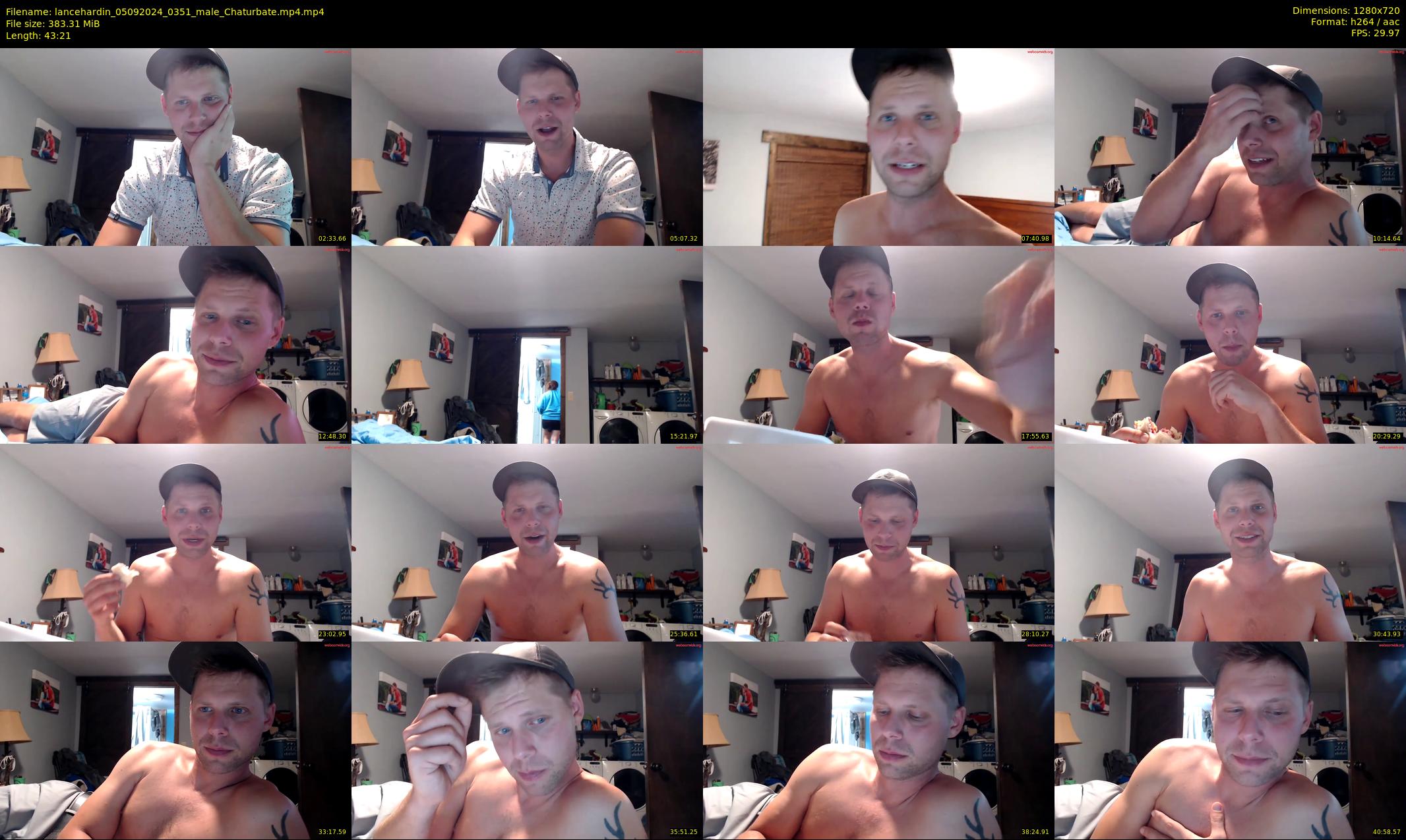 lancehardin — 44 minute Chaturbate male cam show recording, 720p, Sep 5, 2024