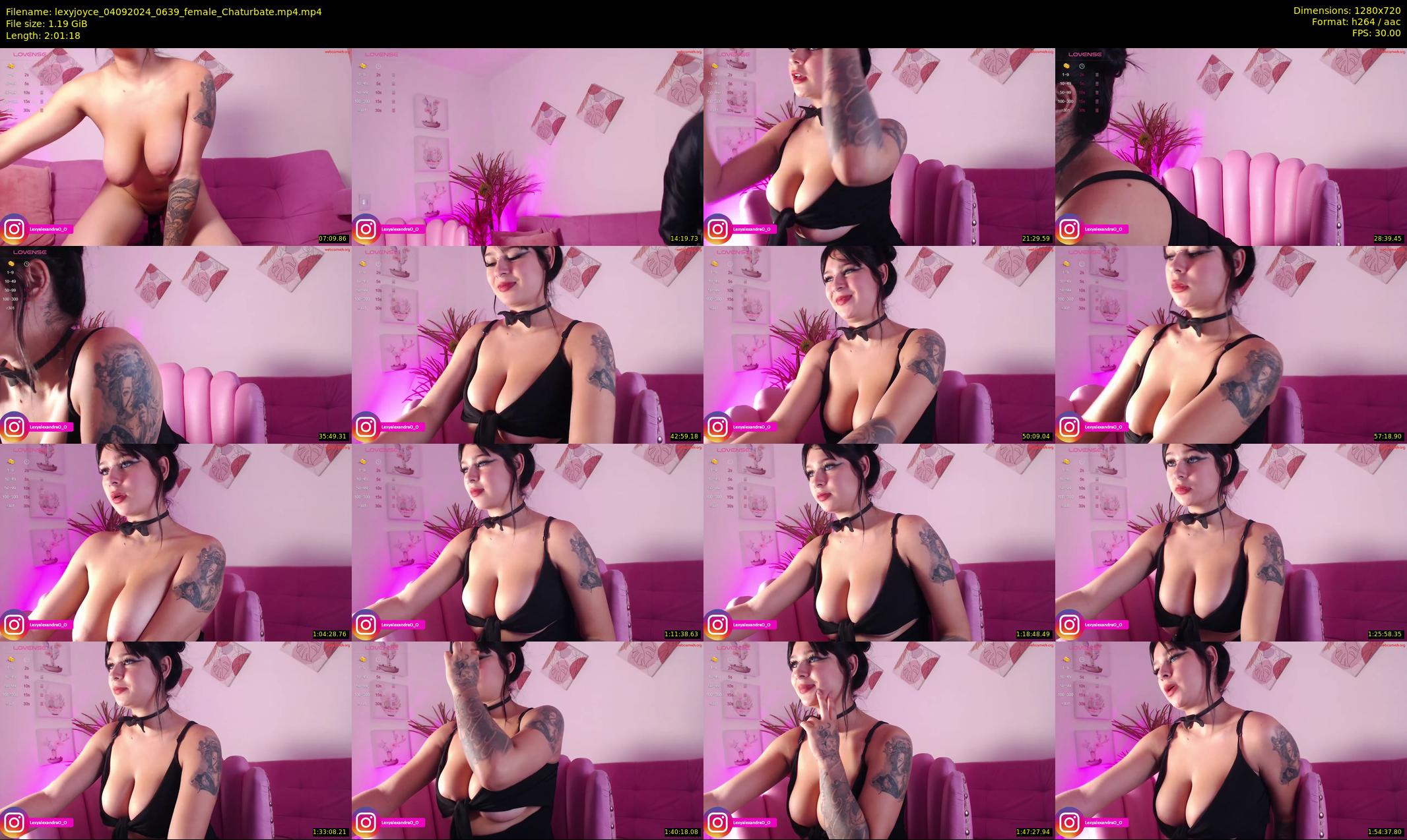lexyjoyce — 122 minute Chaturbate female cam show recording, 720p, Sep 4, 2024