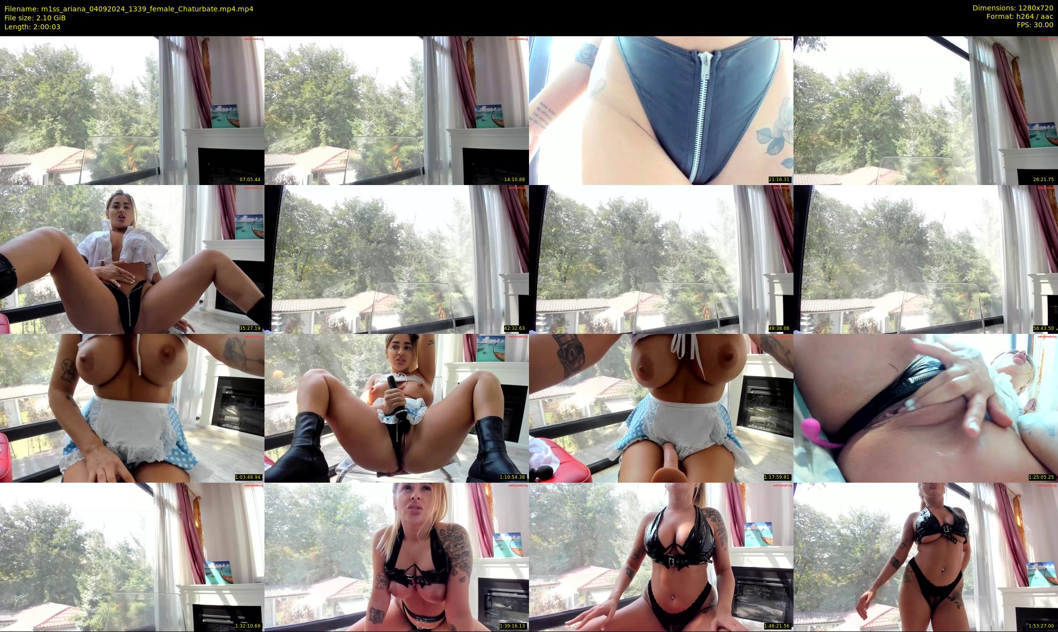 m1ss_ariana — 121 minute Chaturbate female cam show recording, 720p, Sep 4, 2024