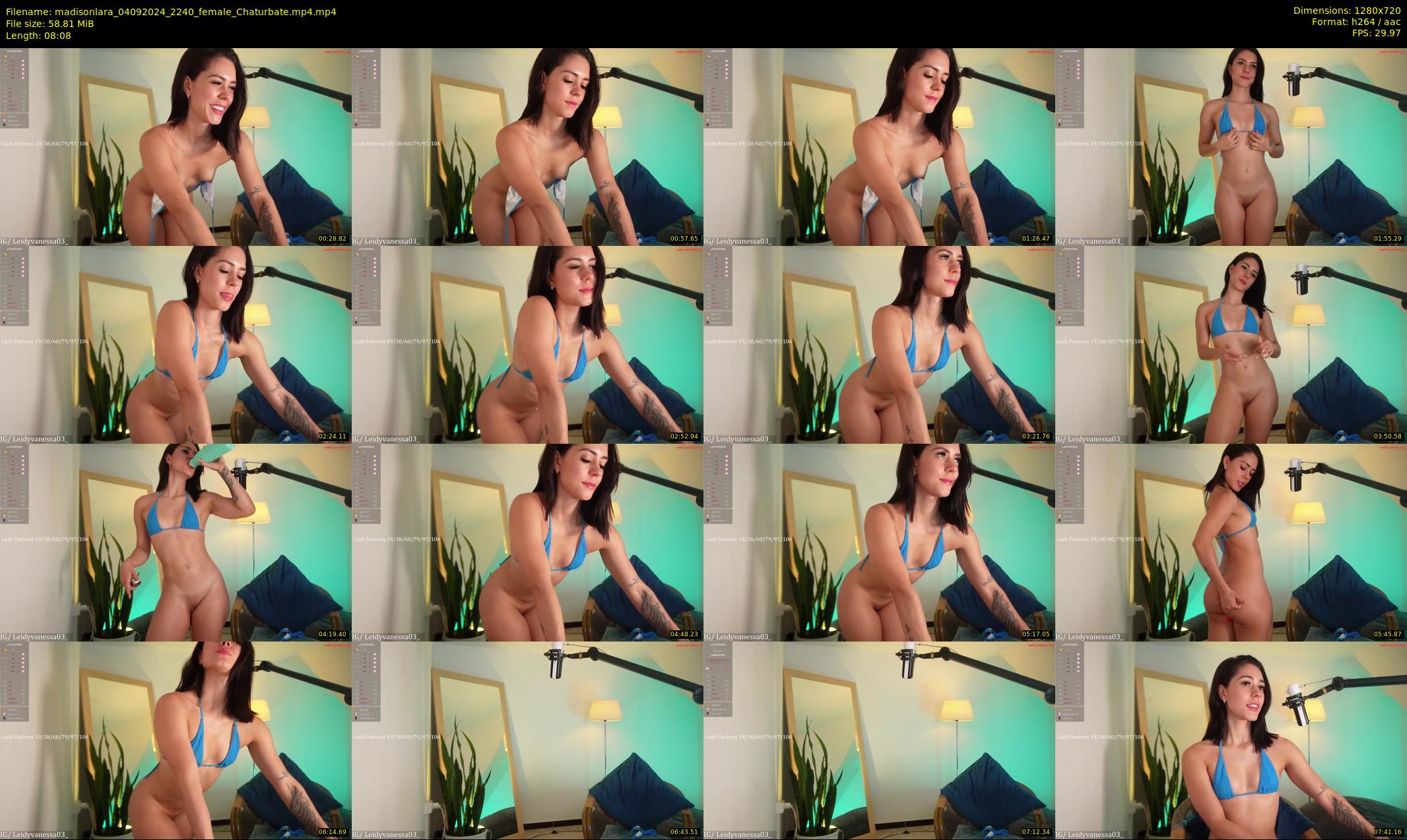 madisonlara — 9 minute Chaturbate female cam show recording, 720p, Sep 4, 2024