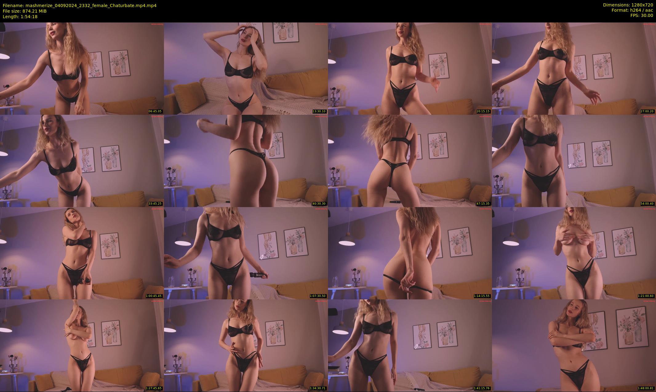 mashmerize — 115 minute Chaturbate female cam show recording, 720p, Sep 4, 2024