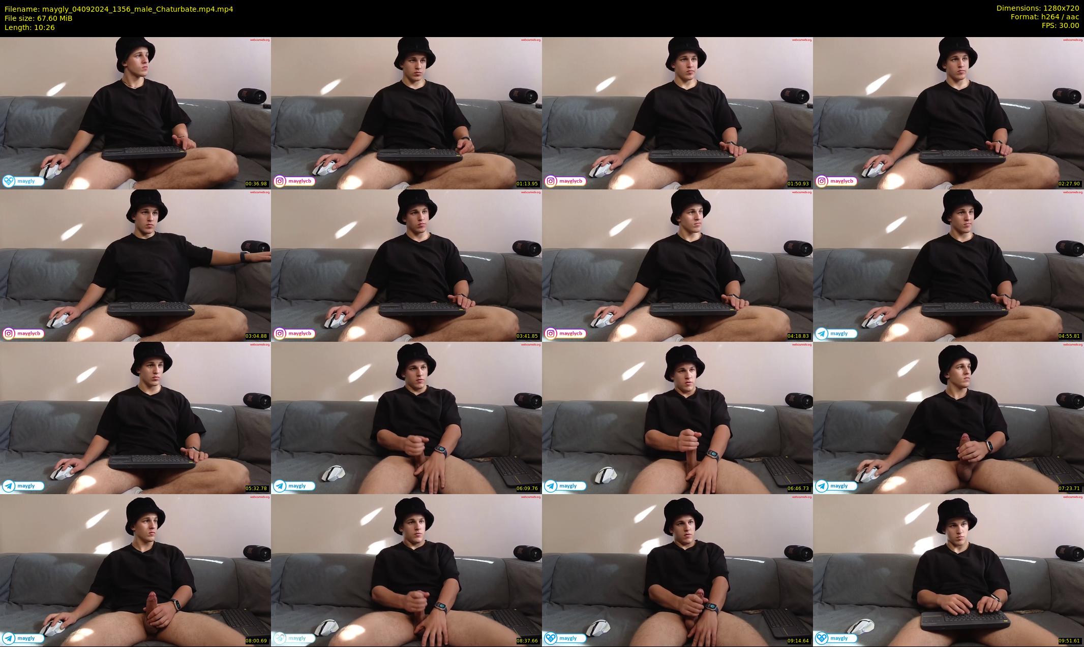 maygly — 11 minute Chaturbate male cam show recording, 720p, Sep 4, 2024