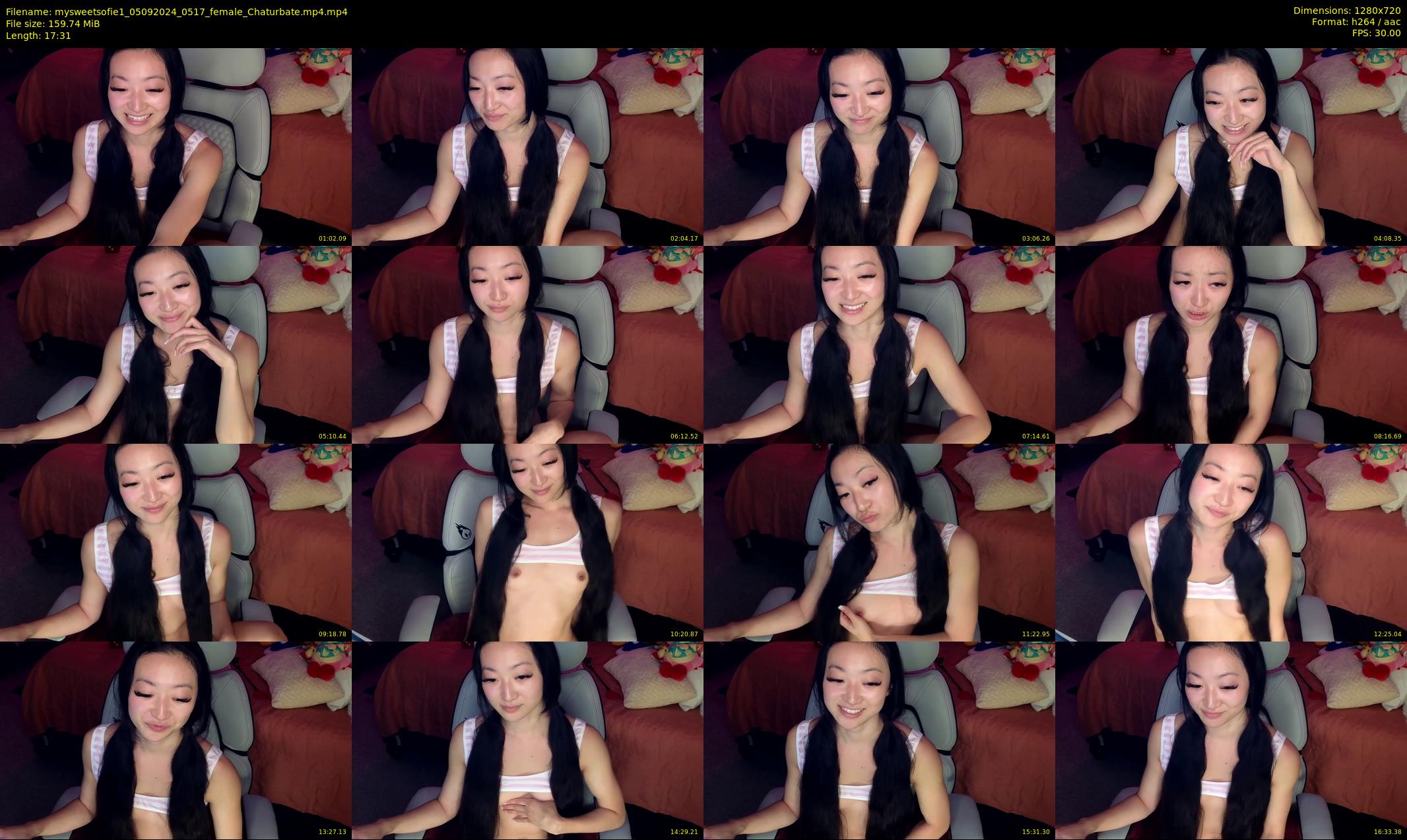 mysweetsofie1 — 18 minute Chaturbate female cam show recording, 720p, Sep 5, 2024