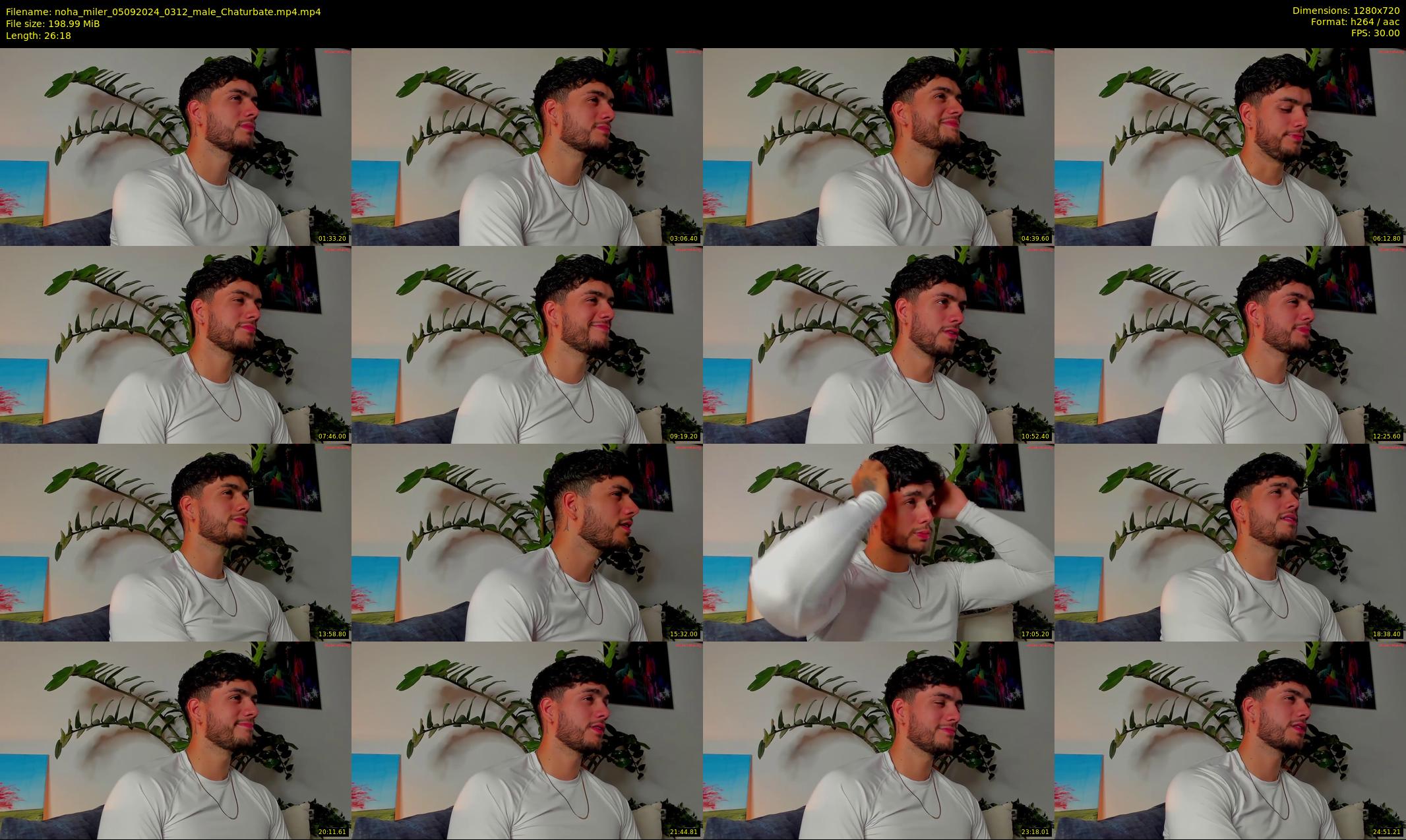 noha_miler — 27 minute Chaturbate male cam show recording, 720p, Sep 5, 2024