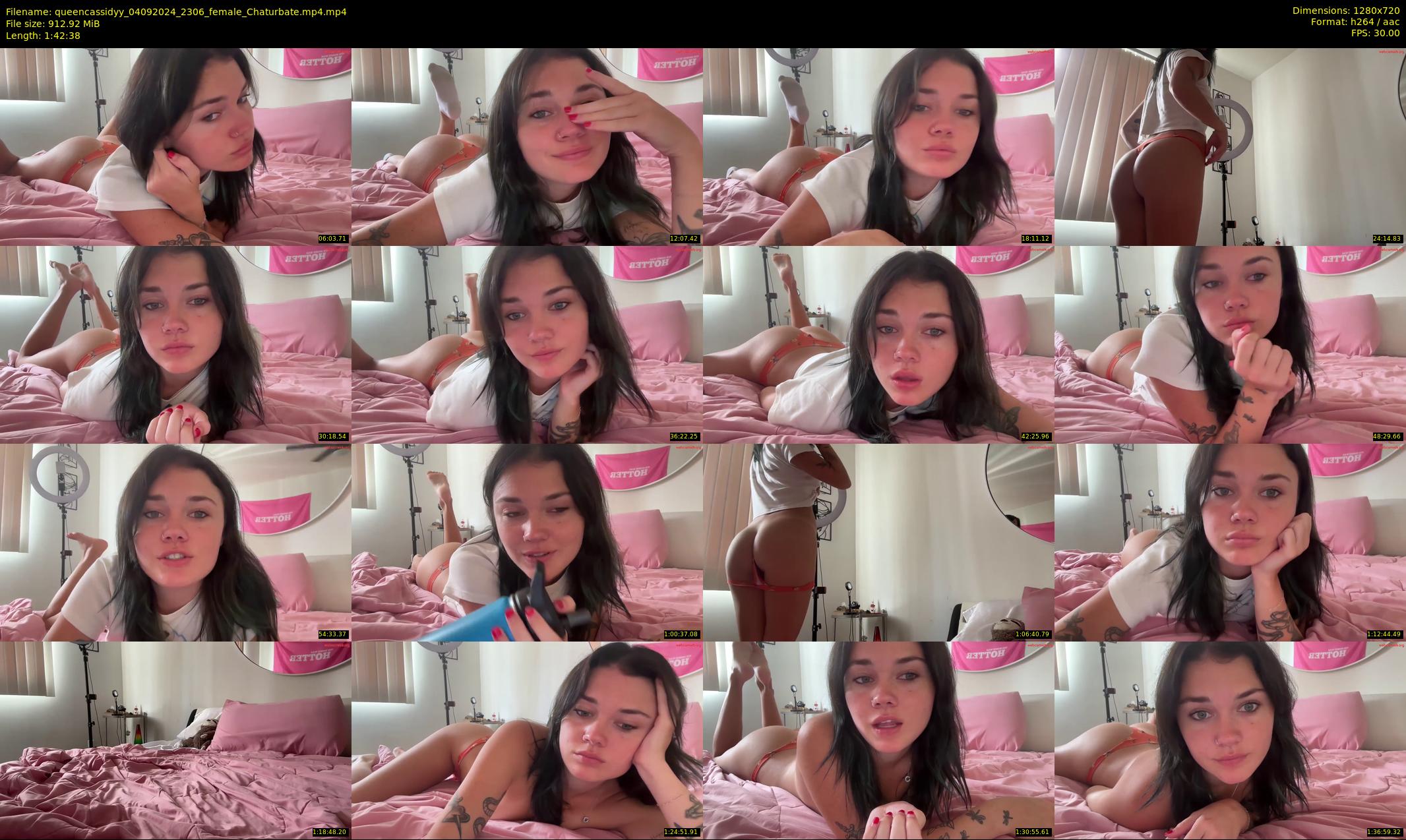 queencassidyy — 103 minute Chaturbate female cam show recording, 720p, Sep 4, 2024
