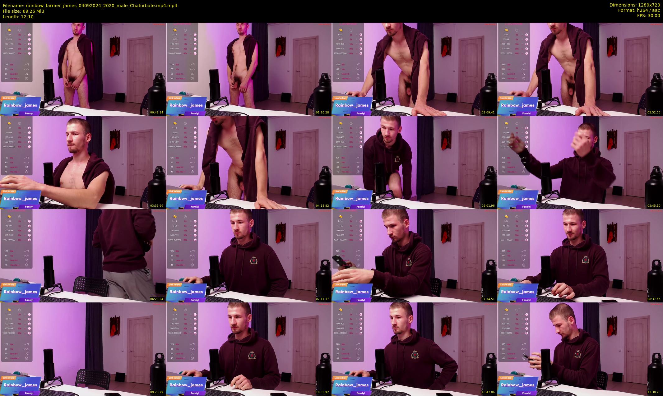 rainbow_farmer_james — 13 minute Chaturbate male cam show recording, 720p, Sep 4, 2024