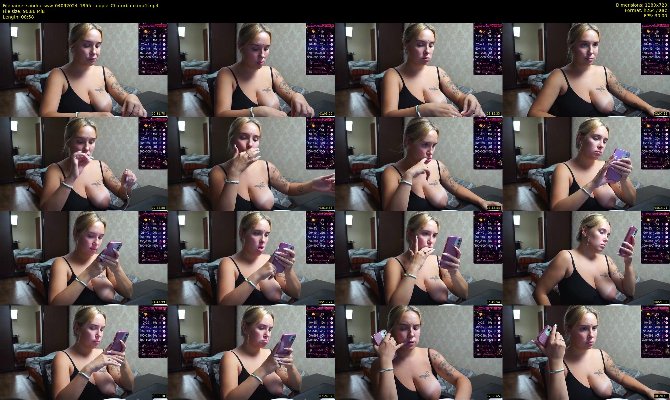 sandra_sww — 9 minute Chaturbate couple cam show recording, 720p, Sep 4, 2024