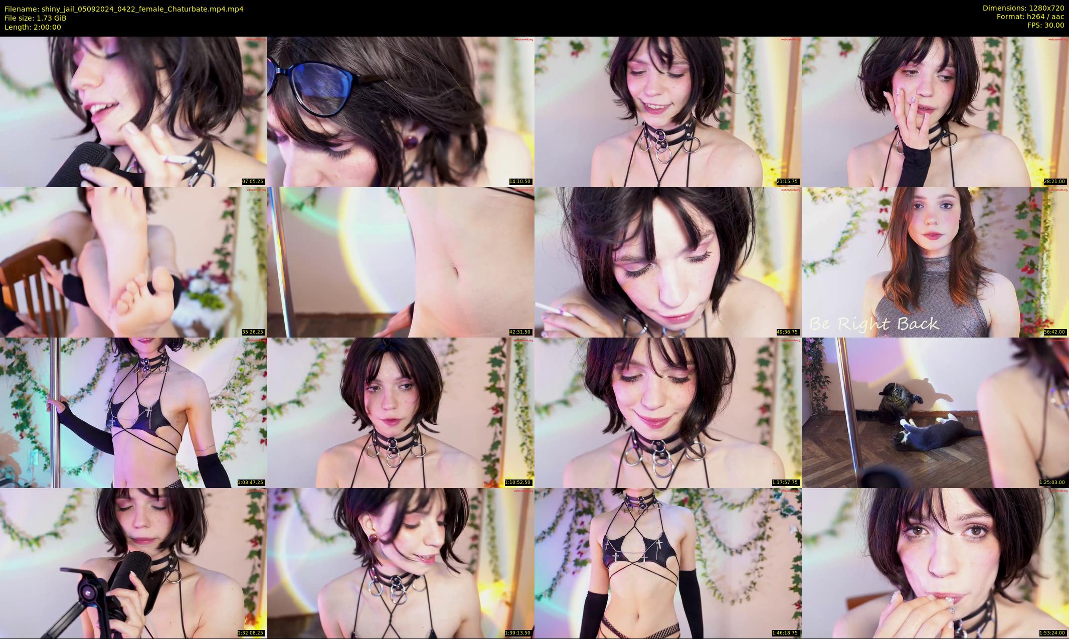 shiny_jail — 120 minute Chaturbate female cam show recording, 720p, Sep 5, 2024