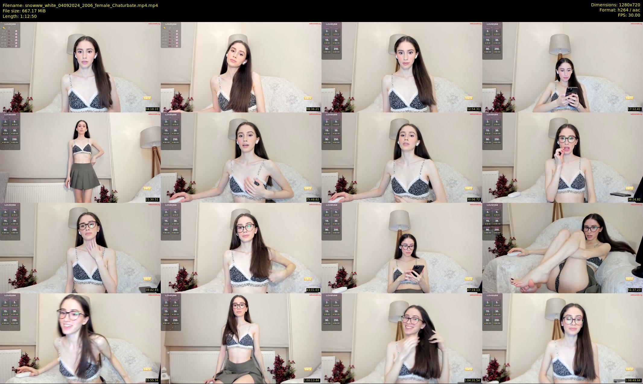 snowww_white — 73 minute Chaturbate female cam show recording, 720p, Sep 4, 2024
