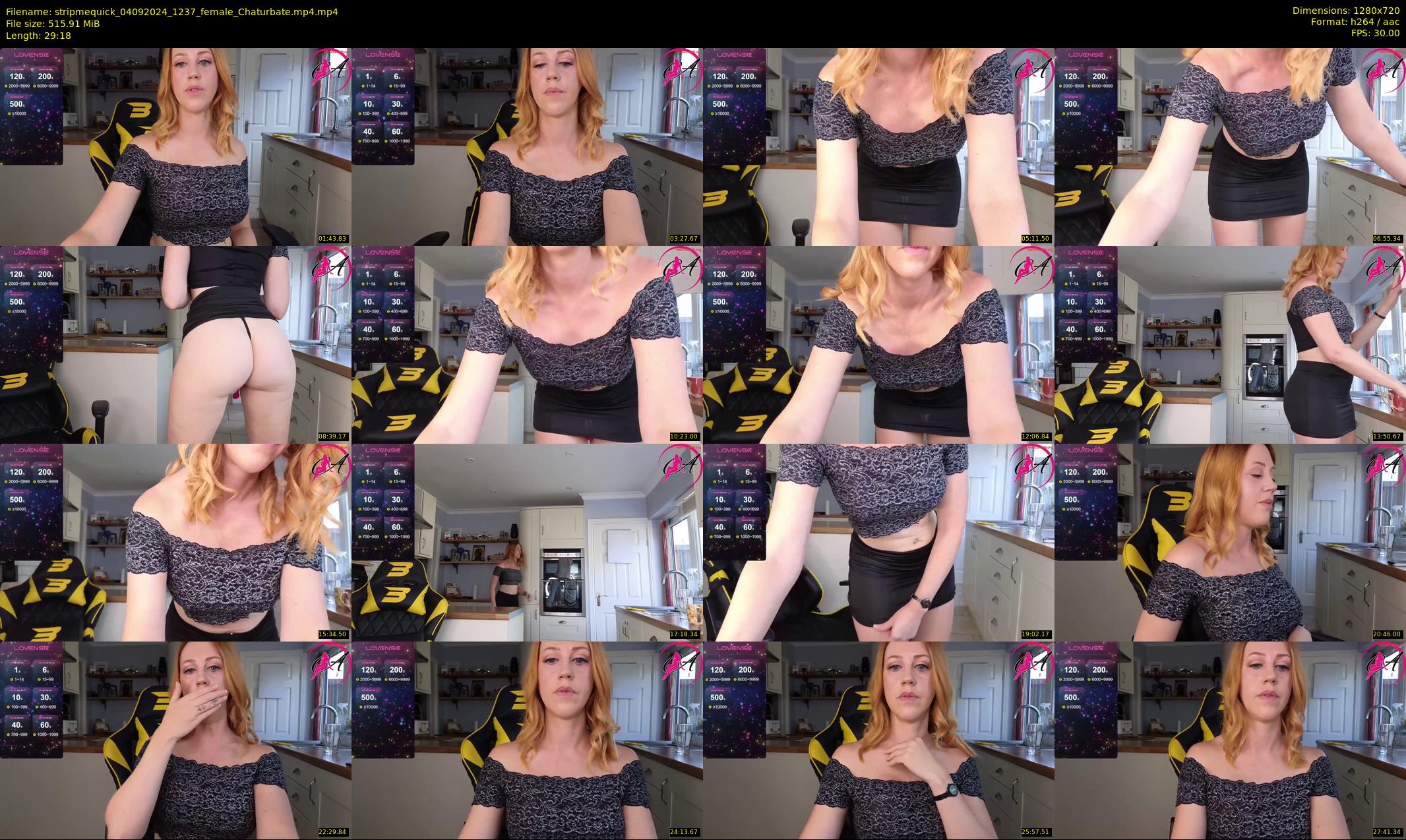 stripmequick — 30 minute Chaturbate female cam show recording, 720p, Sep 4, 2024
