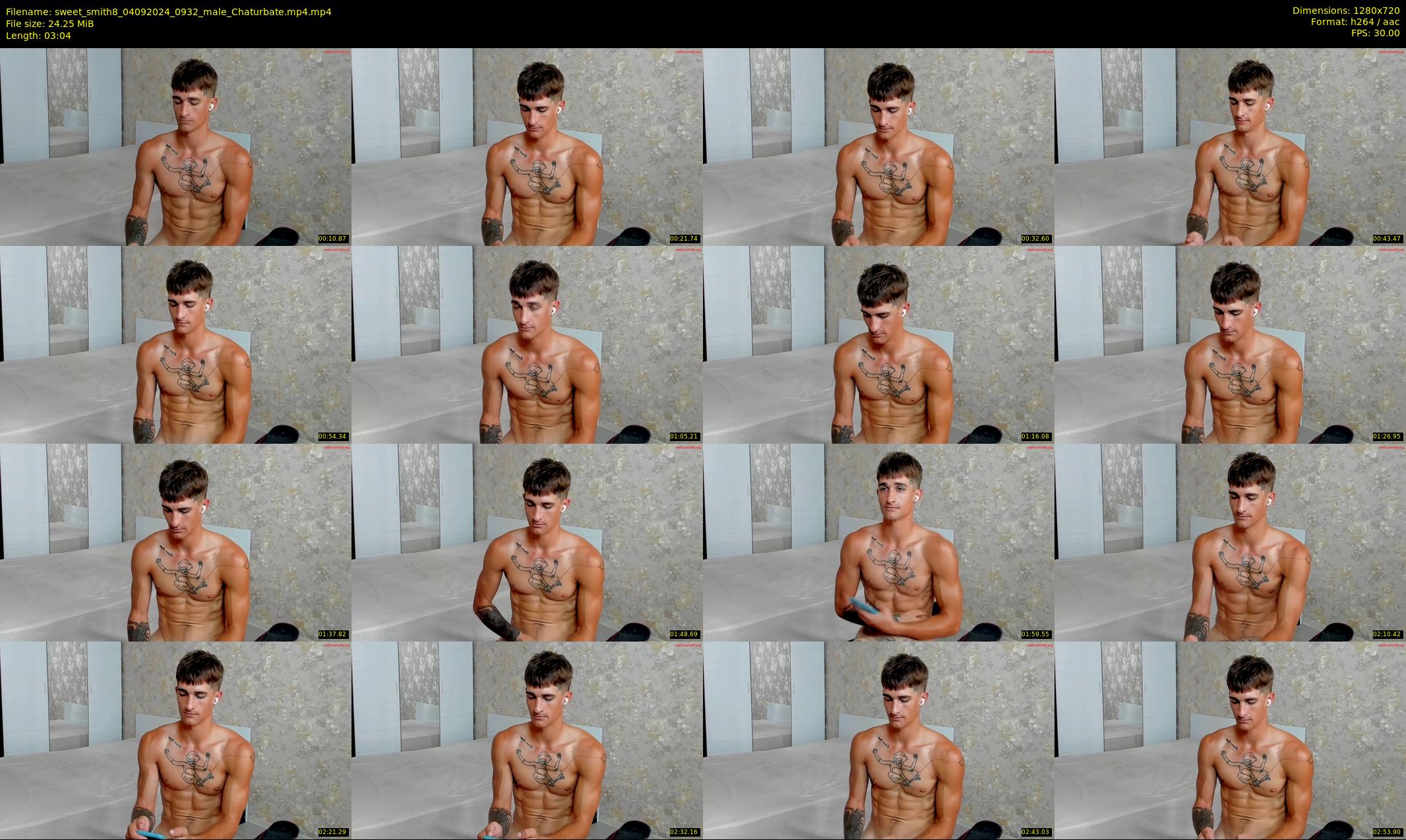 sweet_smith8 — 4 minute Chaturbate male cam show recording, 720p, Sep 4, 2024