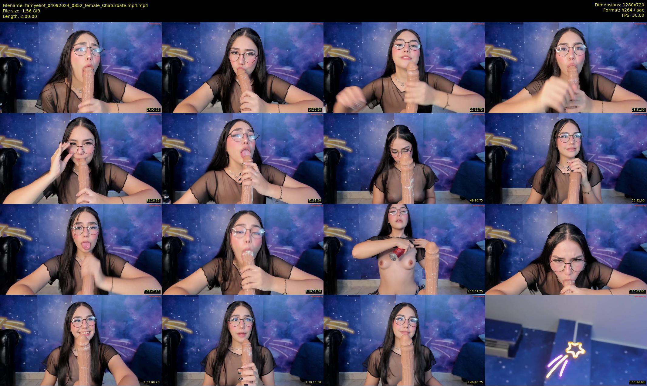 tamyeliot — 120 minute Chaturbate female cam show recording, 720p, Sep 4, 2024