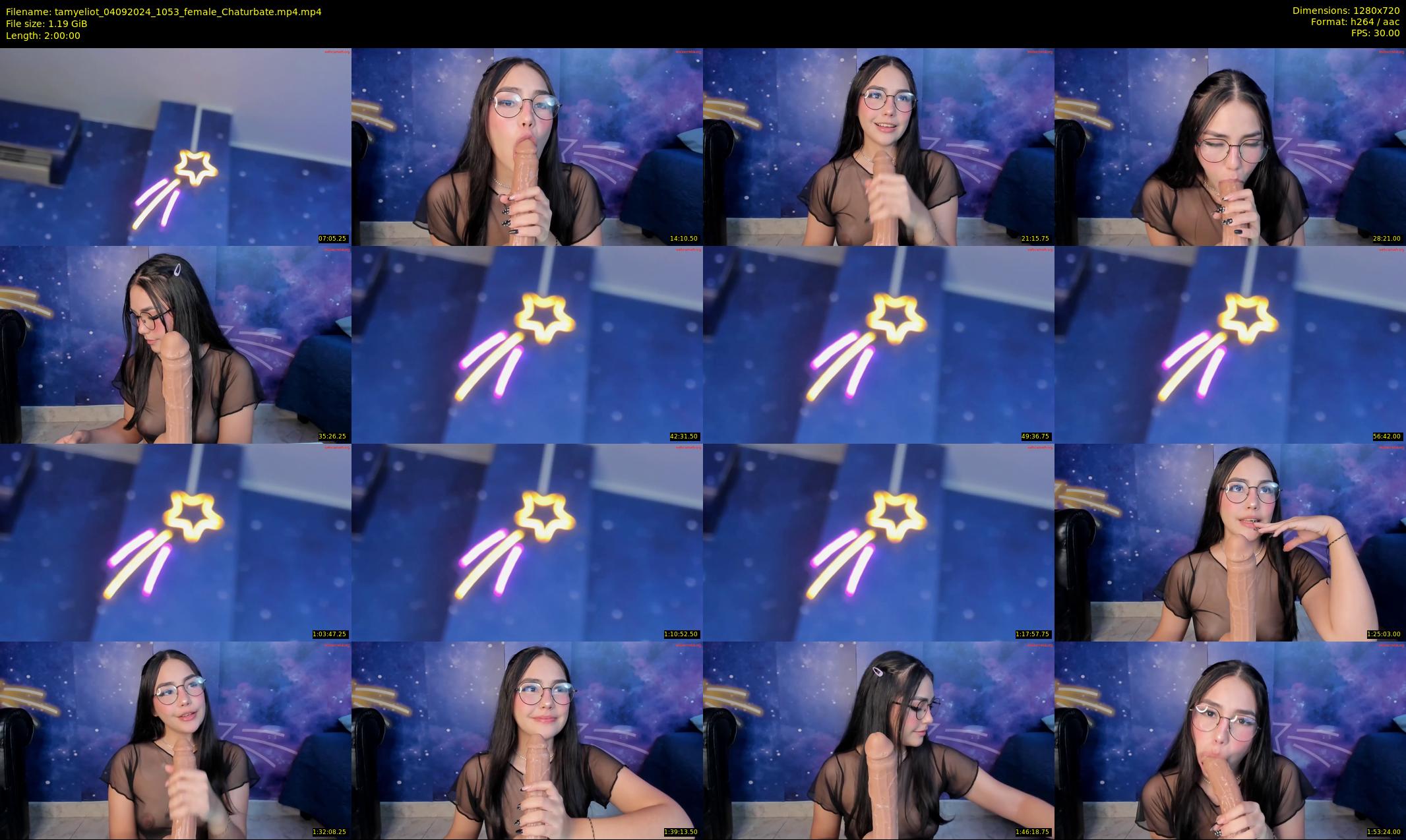 tamyeliot — 120 minute Chaturbate female cam show recording, 720p, Sep 4, 2024