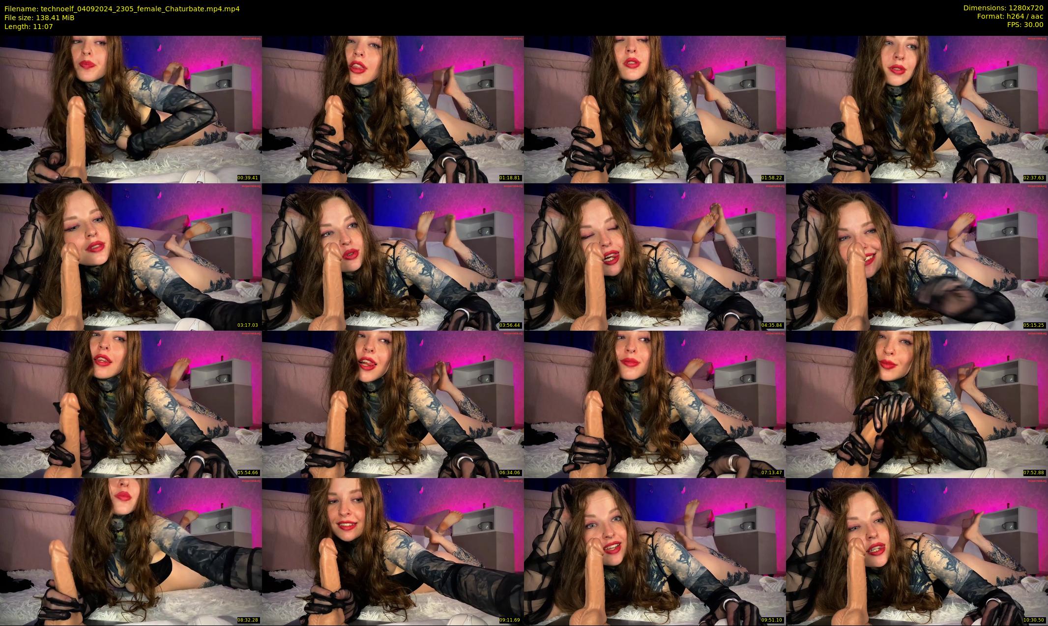 technoelf — 12 minute Chaturbate female cam show recording, 720p, Sep 4, 2024