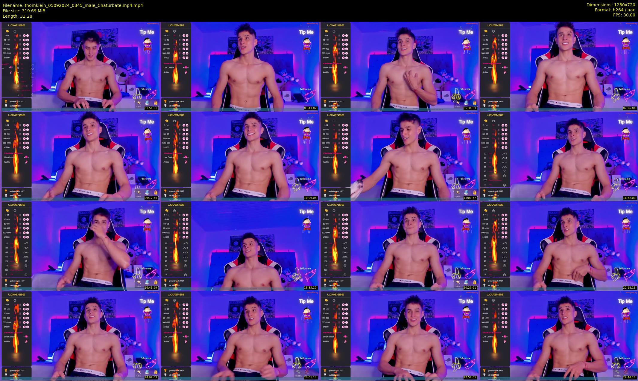 thomklein — 32 minute Chaturbate male cam show recording, 720p, Sep 5, 2024