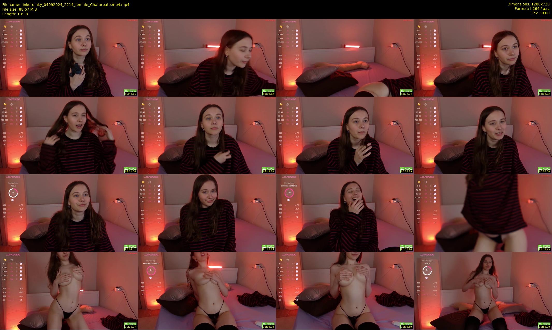 tinkerdinky — 14 minute Chaturbate female cam show recording, 720p, Sep 4, 2024