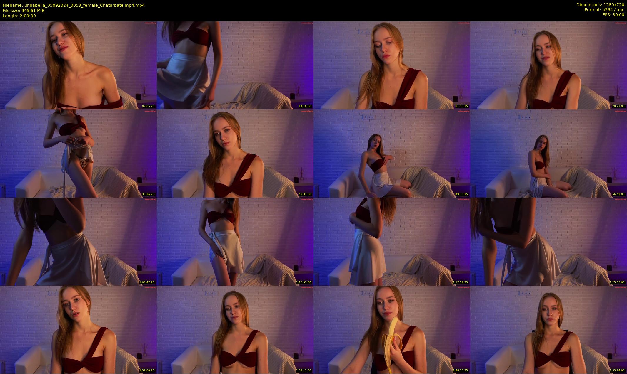 unnabella — 120 minute Chaturbate female cam show recording, 720p, Sep 5, 2024