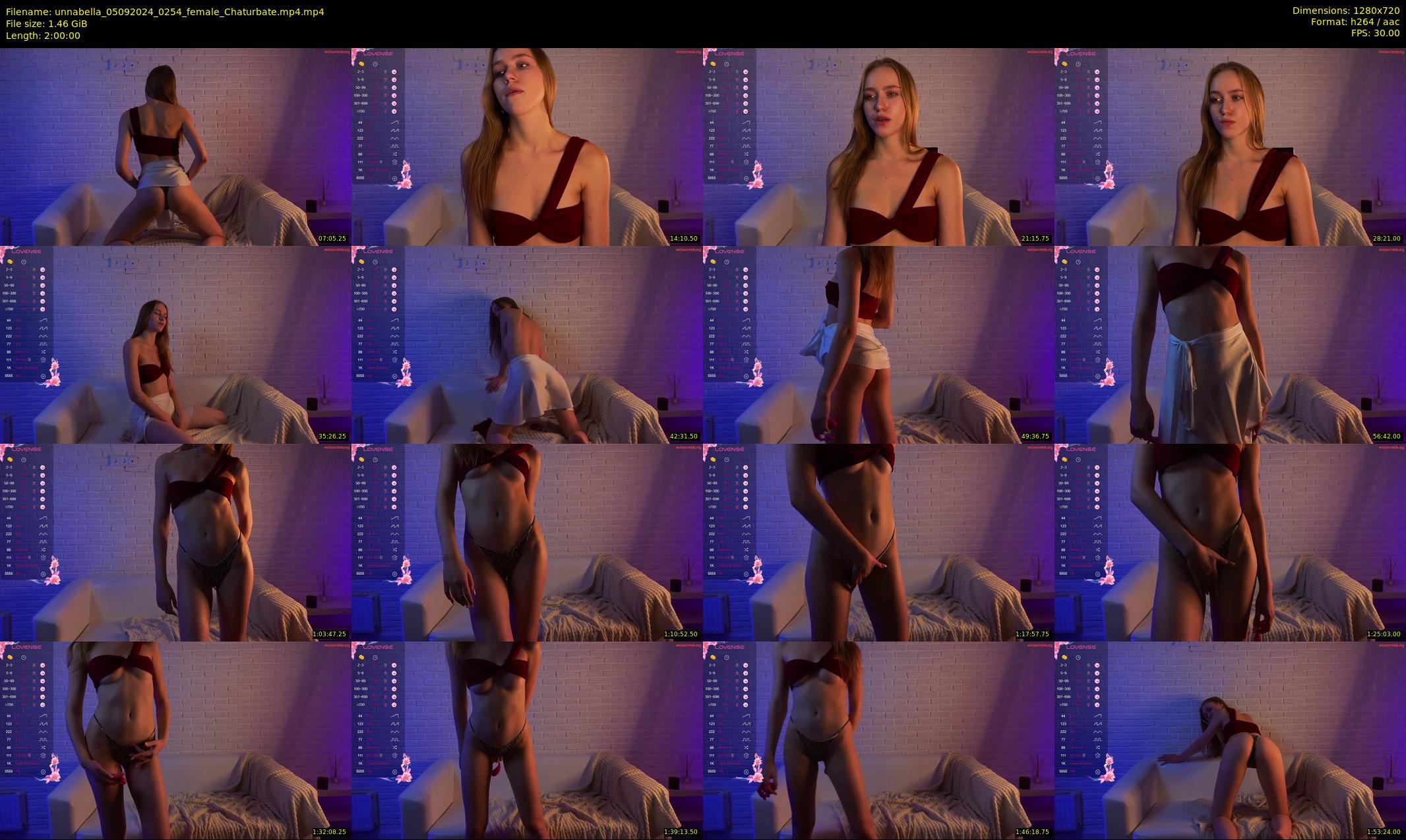 unnabella — 120 minute Chaturbate female cam show recording, 720p, Sep 5, 2024