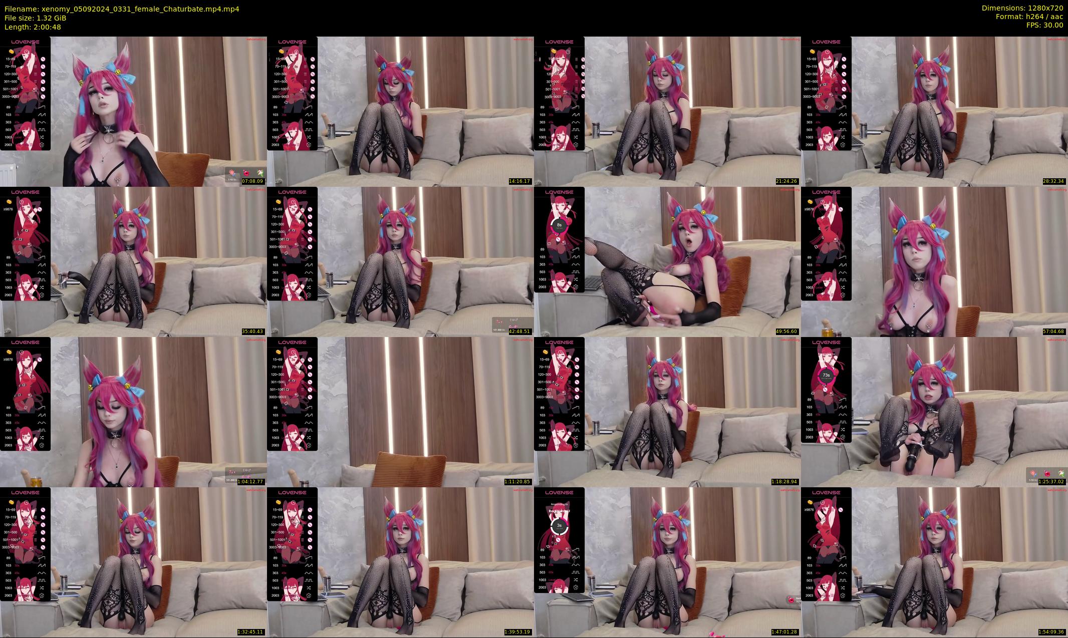 xenomy — 121 minute Chaturbate female cam show recording, 720p, Sep 5, 2024