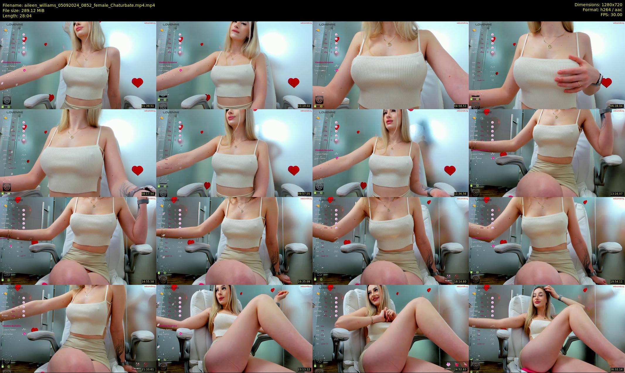 aileen_williams — 29 minute Chaturbate female cam show recording, 720p, Sep 5, 2024