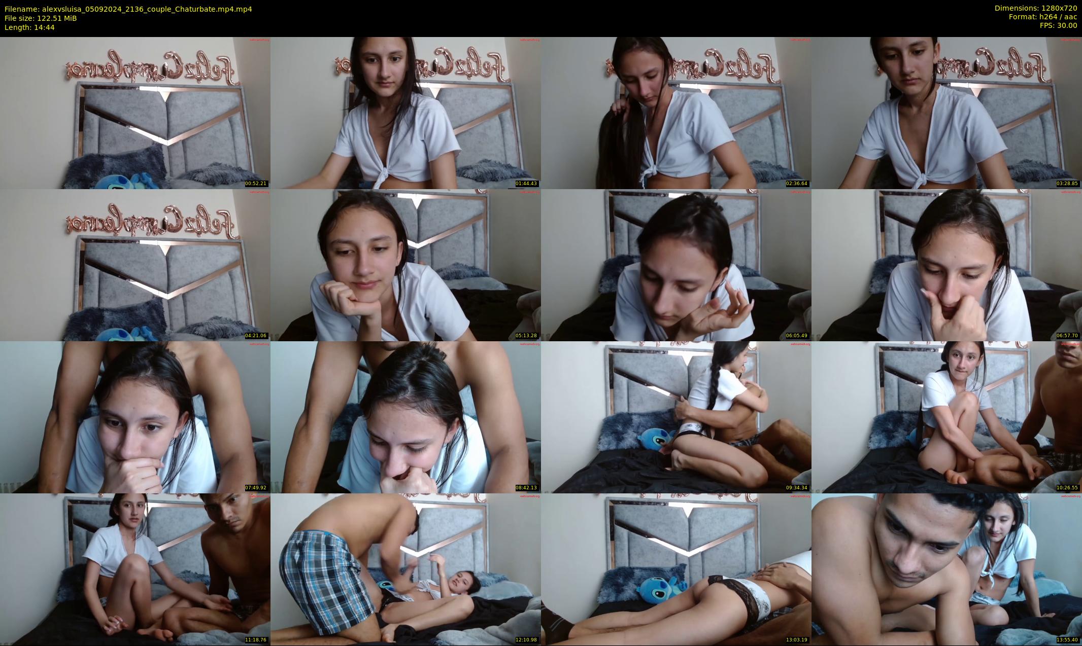 alexvsluisa — 15 minute Chaturbate couple cam show recording, 720p, Sep 5, 2024