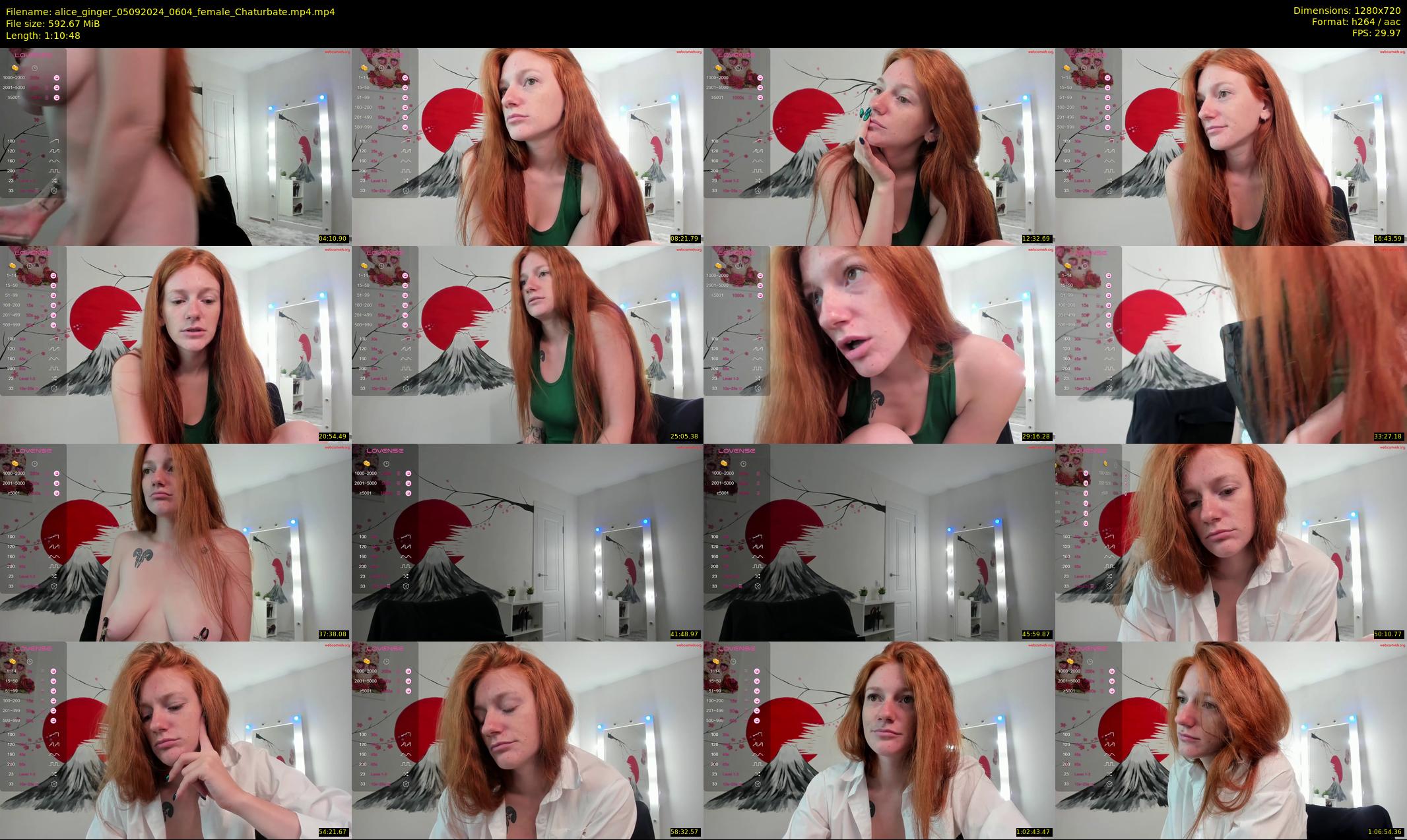 alice_ginger — 71 minute Chaturbate female cam show recording, 720p, Sep 5, 2024