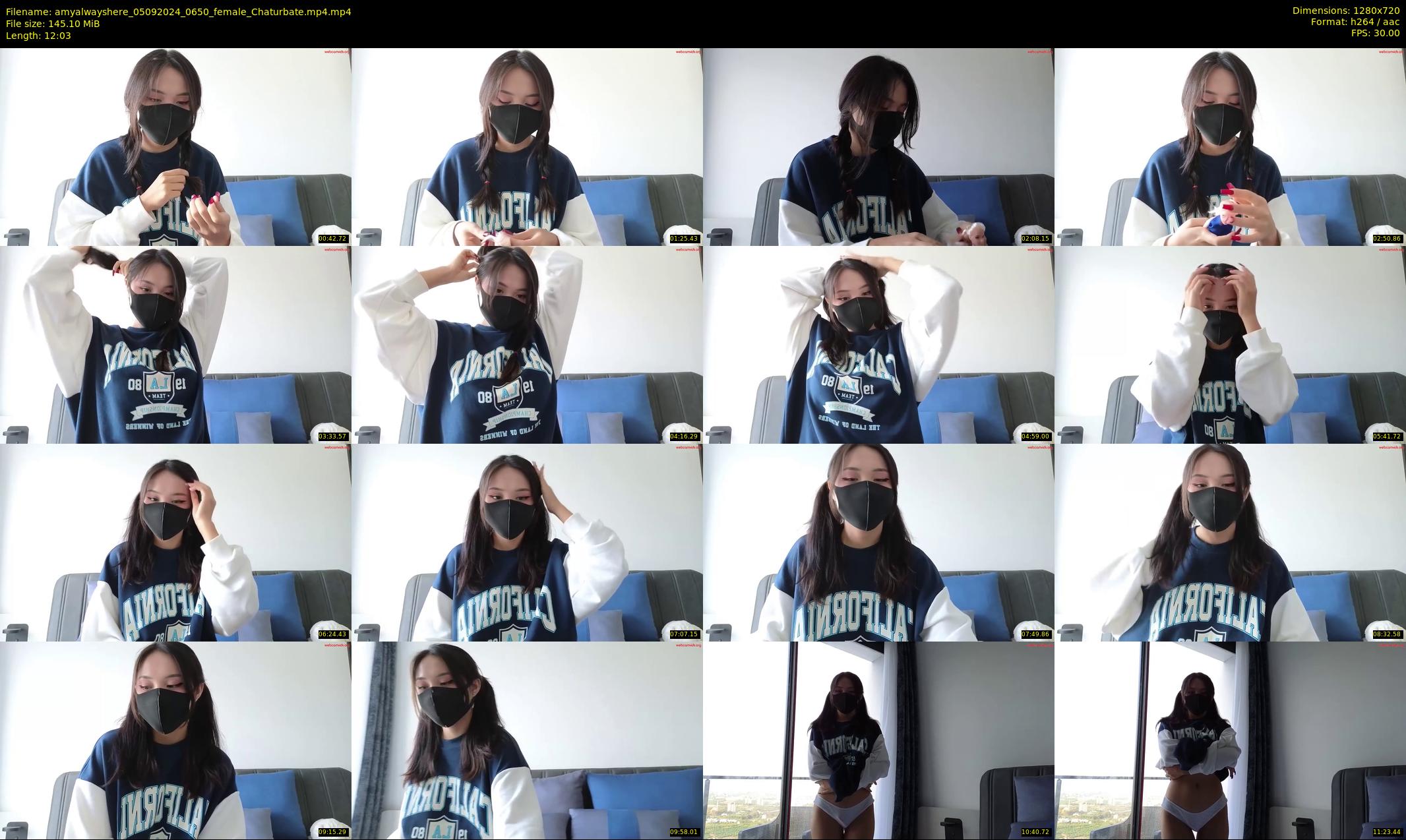 amyalwayshere — 13 minute Chaturbate female cam show recording, 720p, Sep 5, 2024