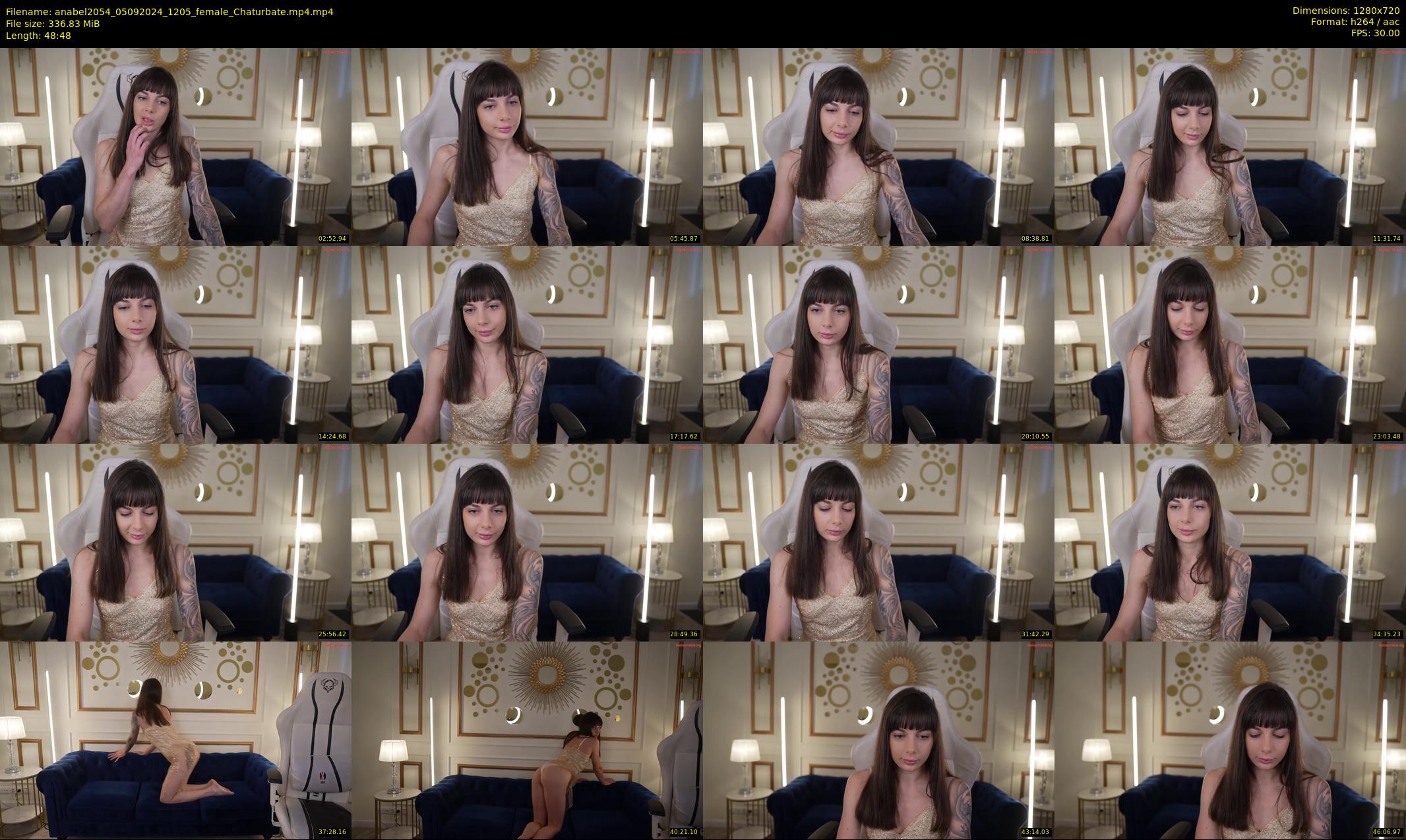 anabel2054 — 49 minute Chaturbate female cam show recording, 720p, Sep 5, 2024