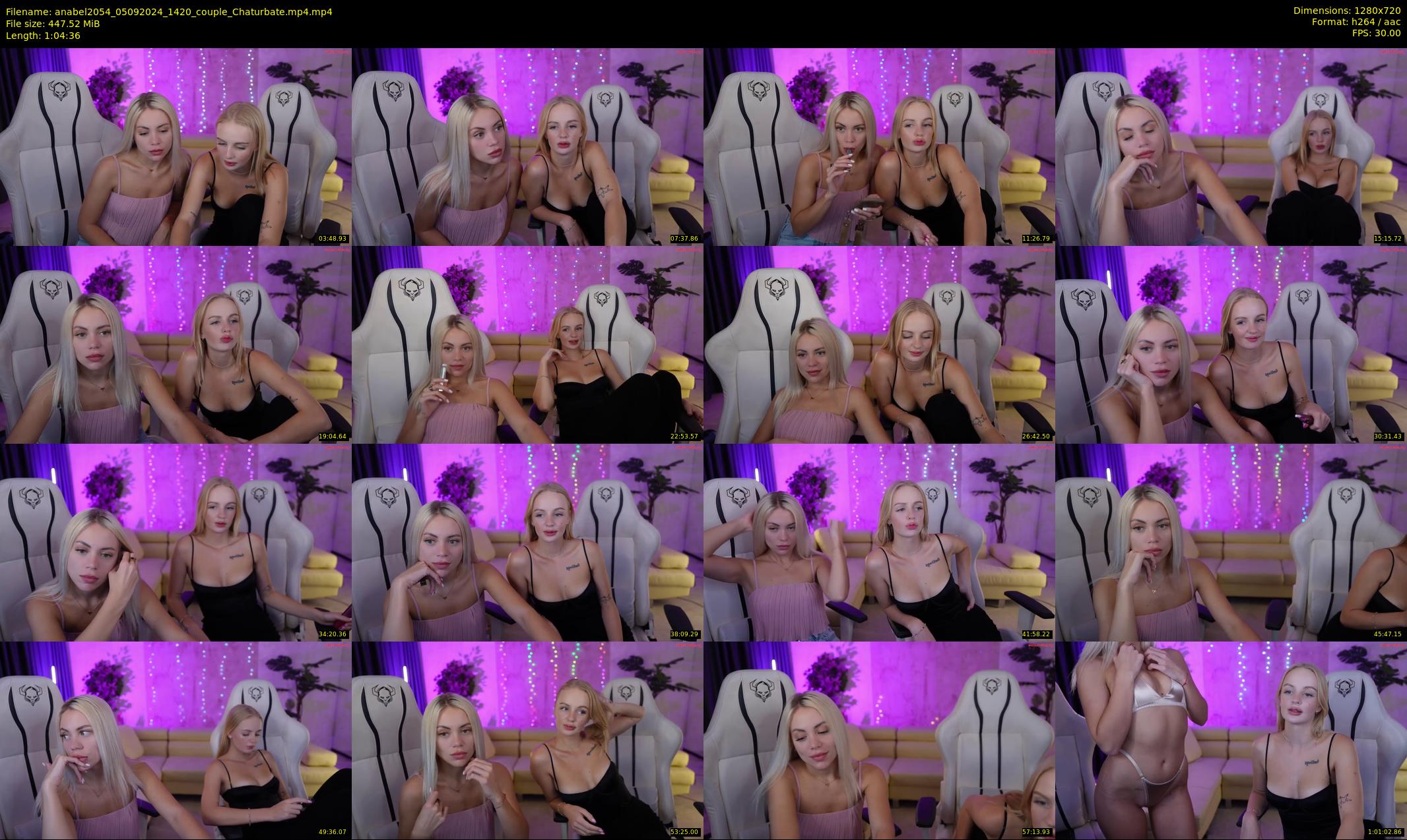 anabel2054 — 65 minute Chaturbate female cam show recording, 720p, Sep 5, 2024
