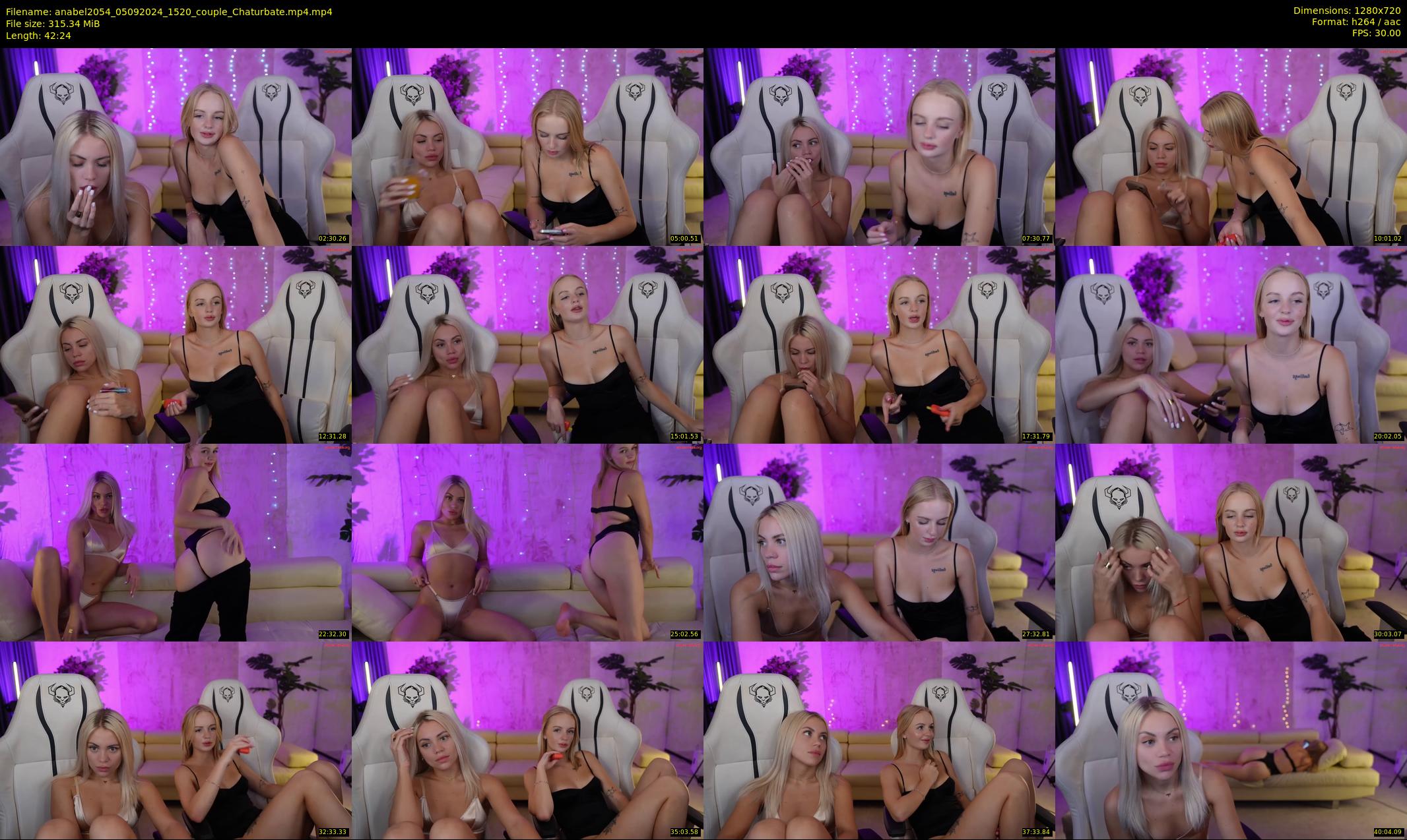 anabel2054 — 43 minute Chaturbate female cam show recording, 720p, Sep 5, 2024