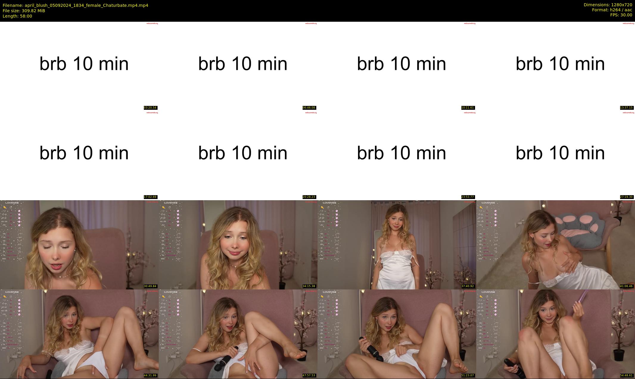 april_blush — 58 minute Chaturbate female cam show recording, 720p, Sep 5, 2024