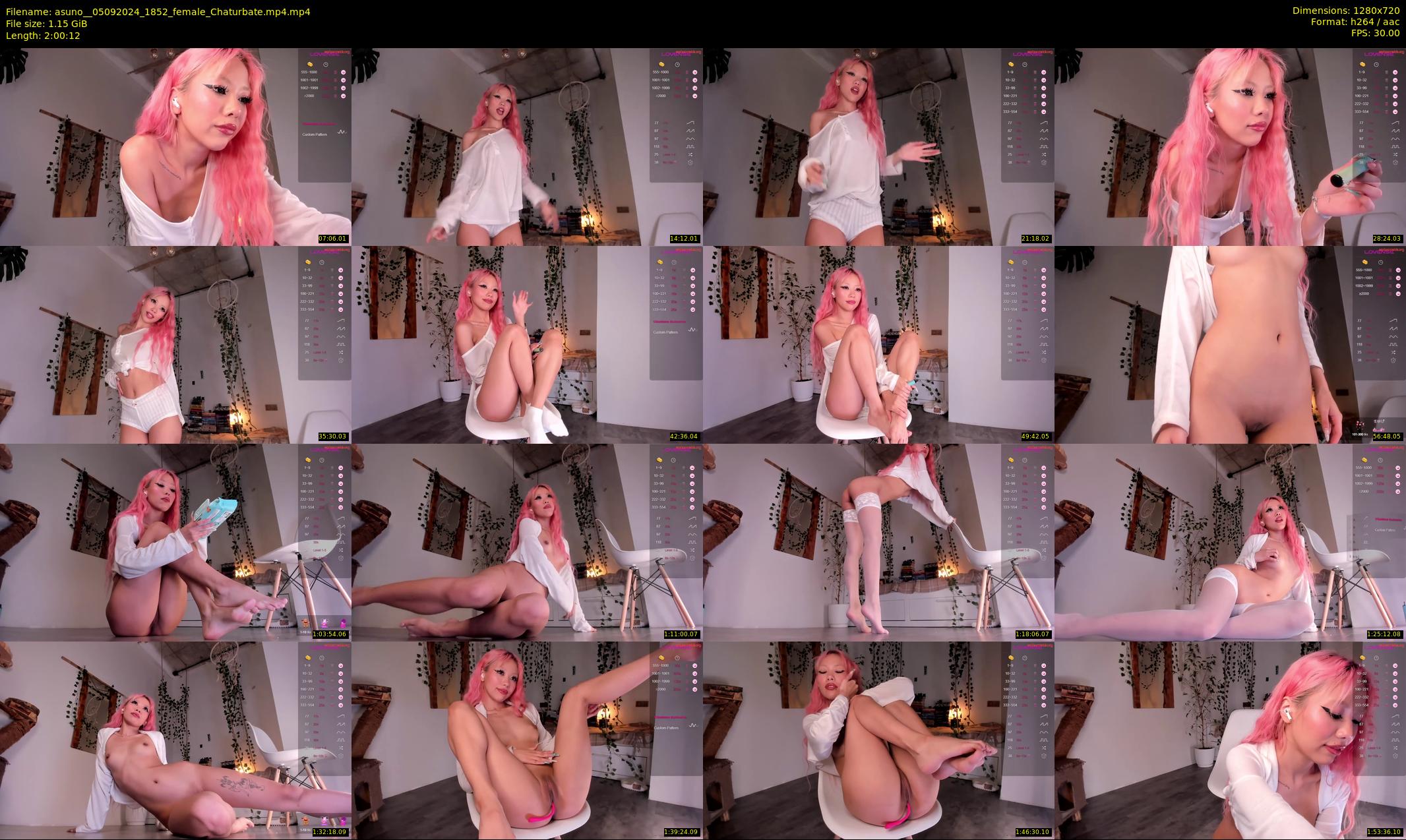 asuno_ — 121 minute Chaturbate female cam show recording, 720p, Sep 5, 2024
