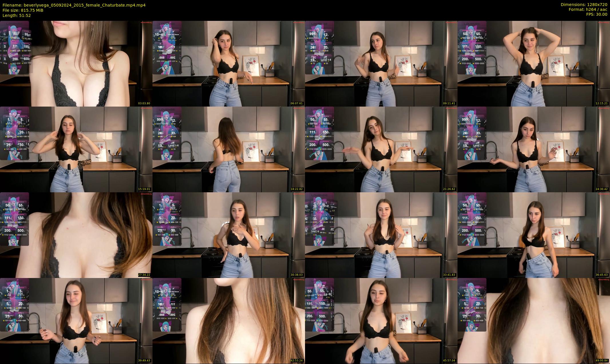 beverlyvega — 52 minute Chaturbate couple cam show recording, 720p, Sep 5, 2024