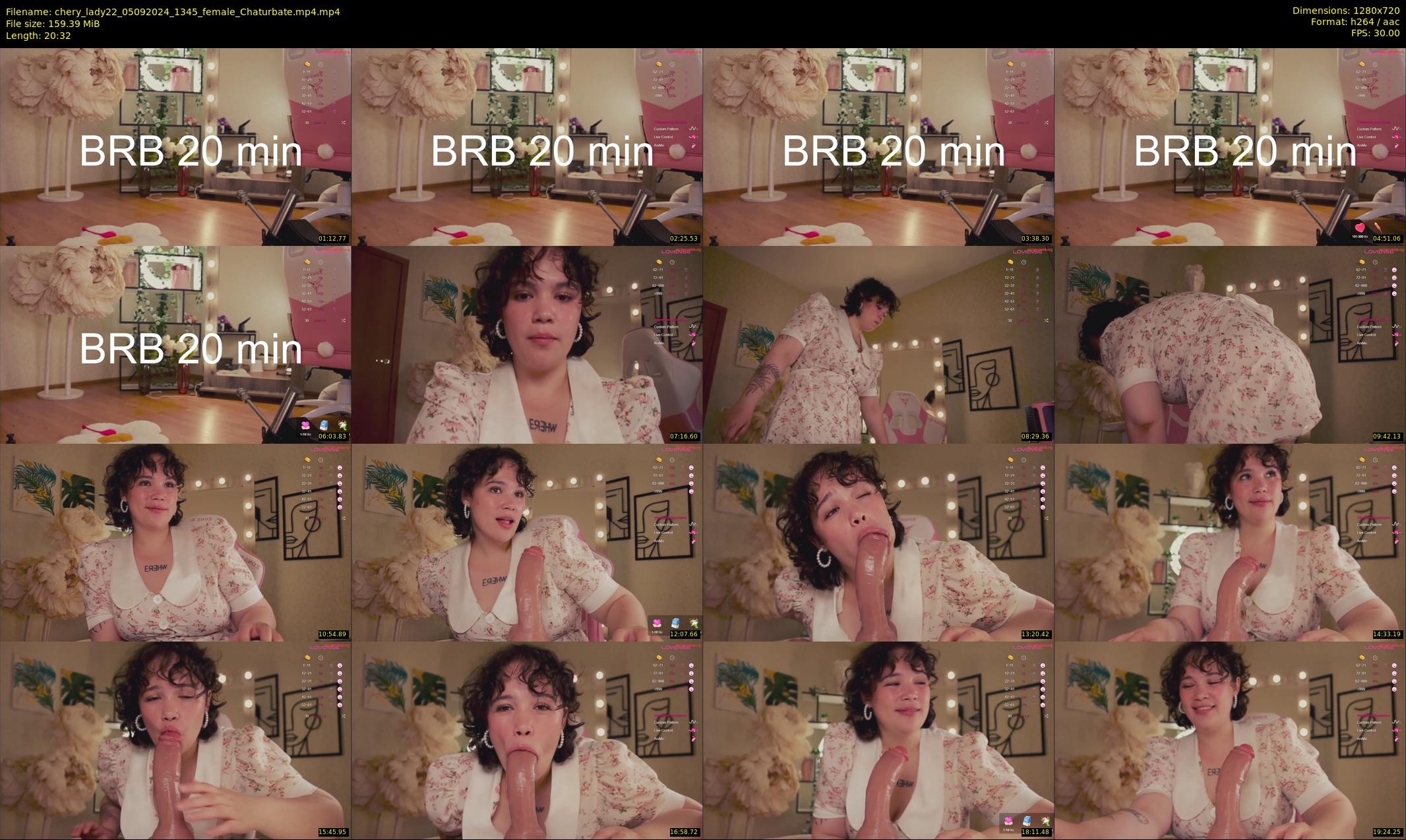 chery_lady22 — 21 minute Chaturbate female cam show recording, 720p, Sep 5, 2024