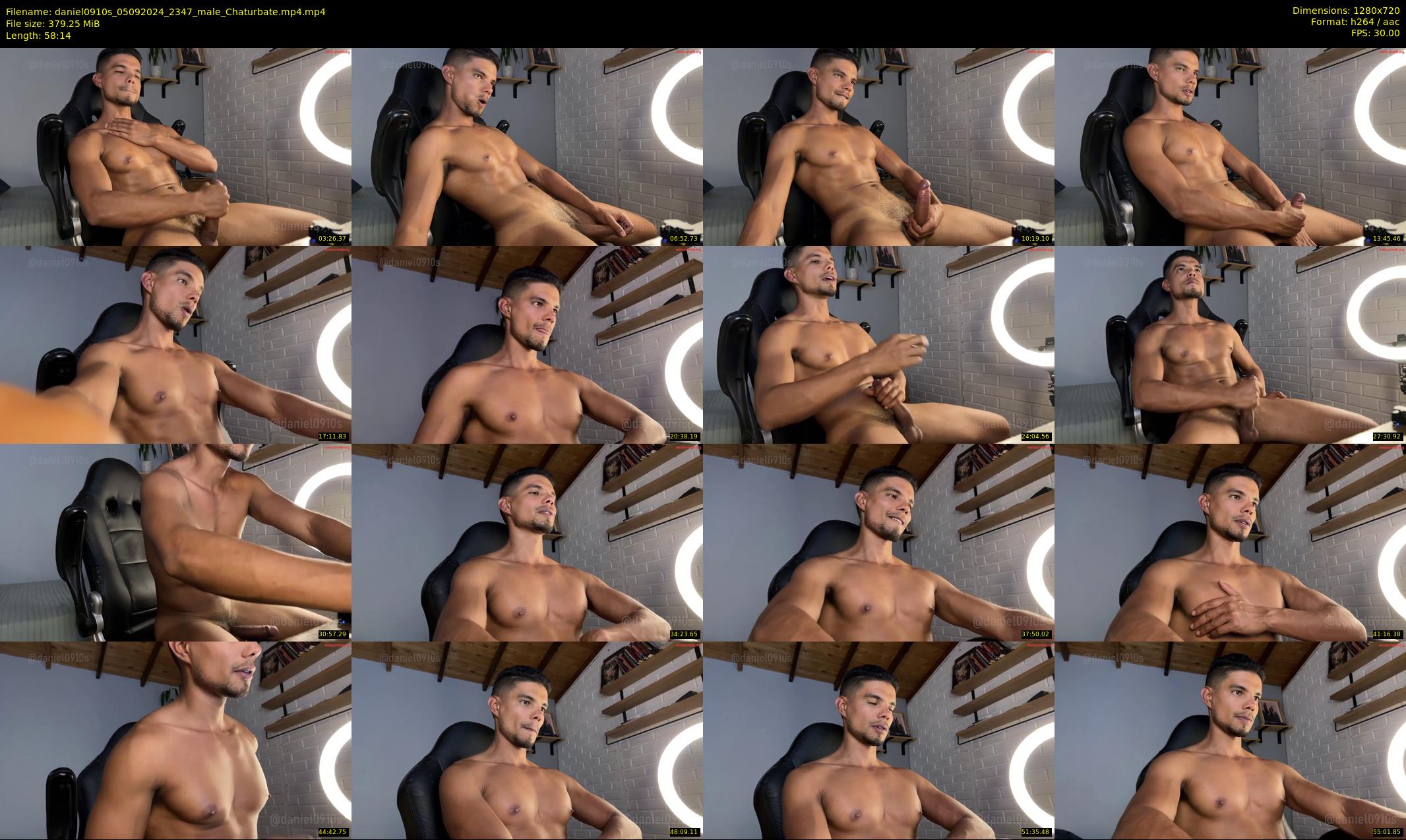 daniel0910s — 59 minute Chaturbate male cam show recording, 720p, Sep 5, 2024