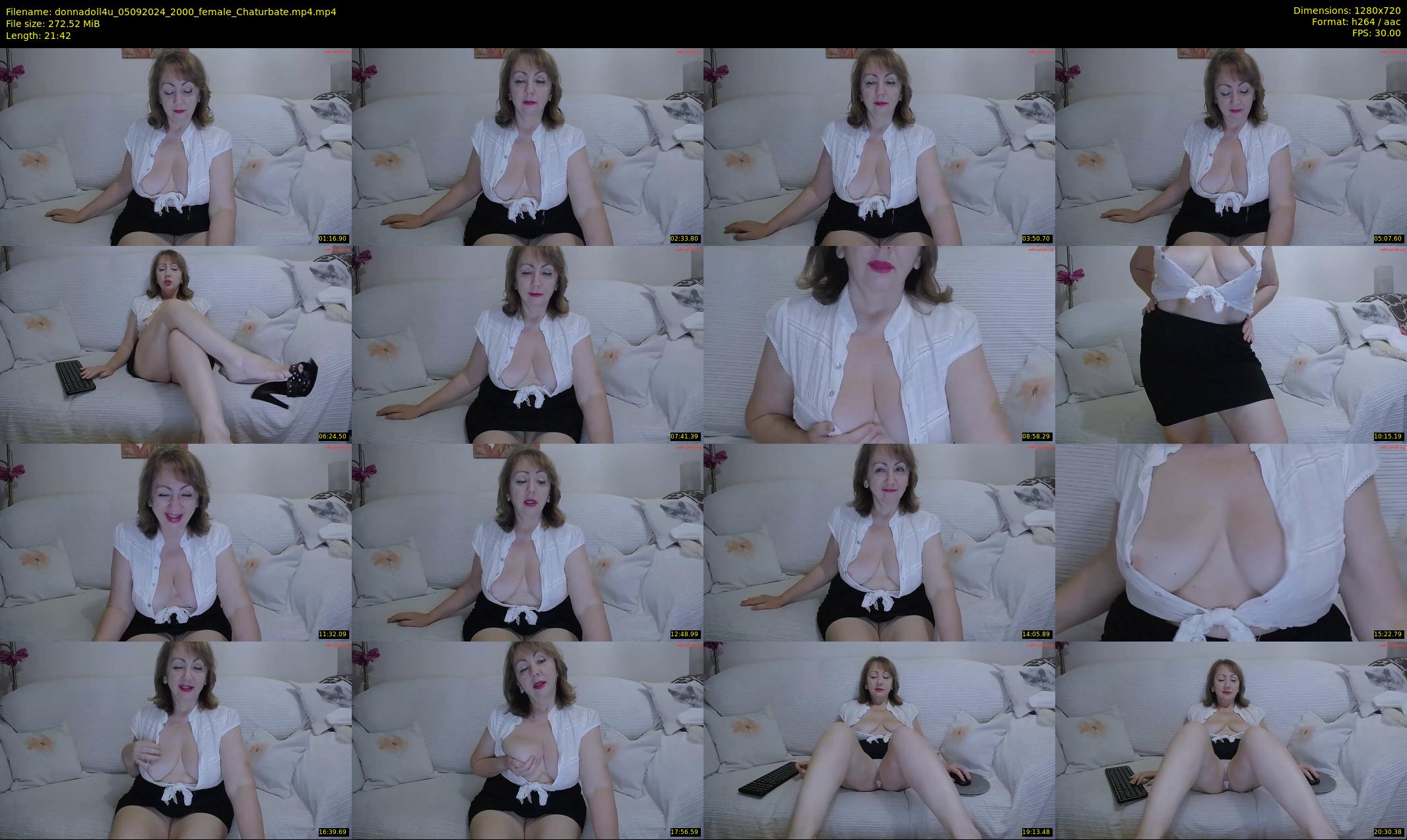 donnadoll4u — 22 minute Chaturbate female cam show recording, 720p, Sep 5, 2024