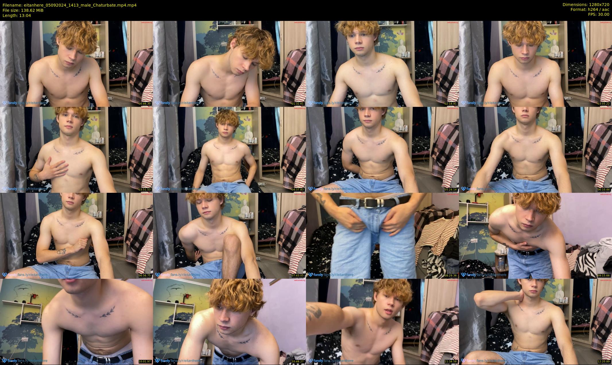 eitanhere — 14 minute Chaturbate male cam show recording, 720p, Sep 5, 2024