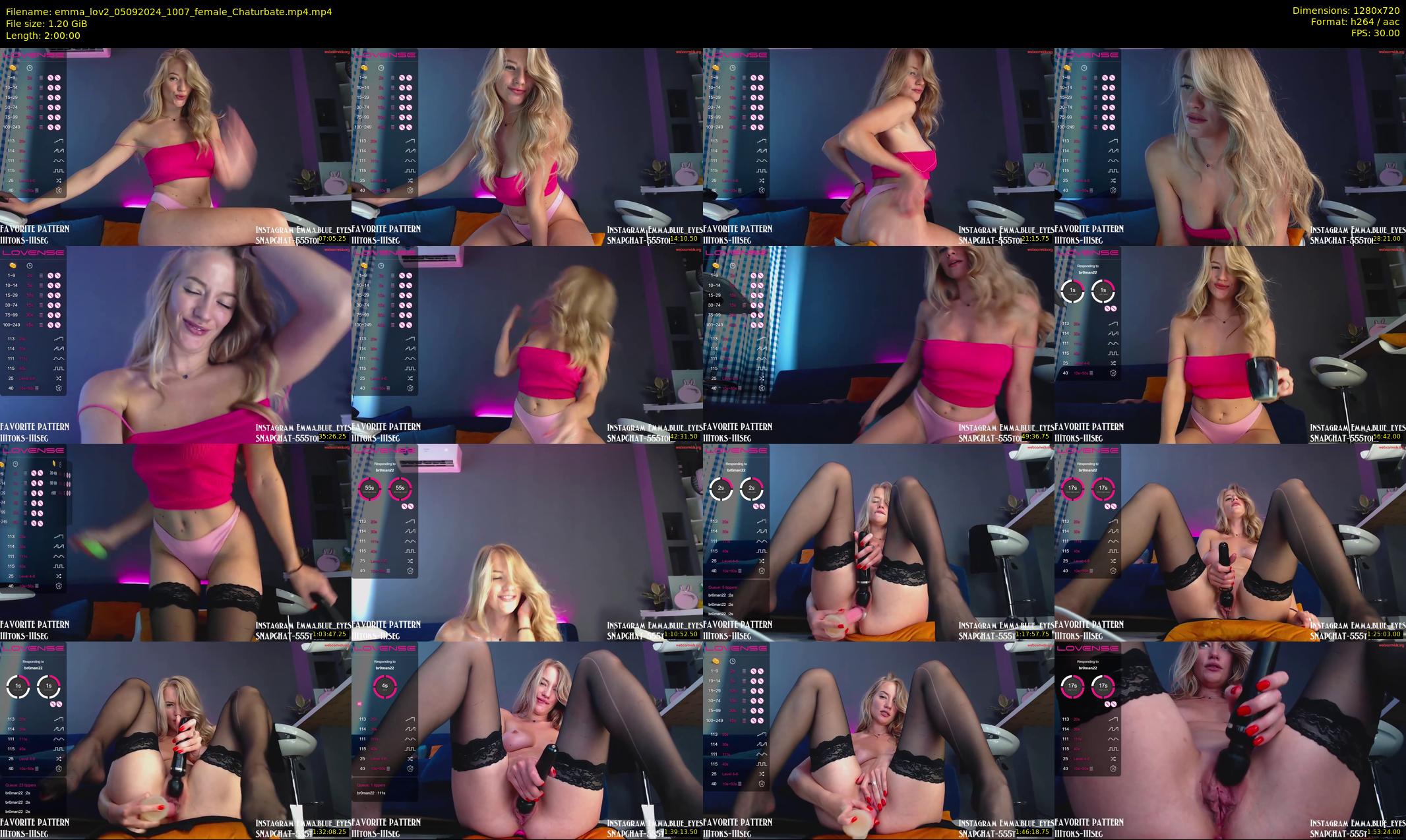 emma_lov2 — 120 minute Chaturbate female cam show recording, 720p, Sep 5, 2024