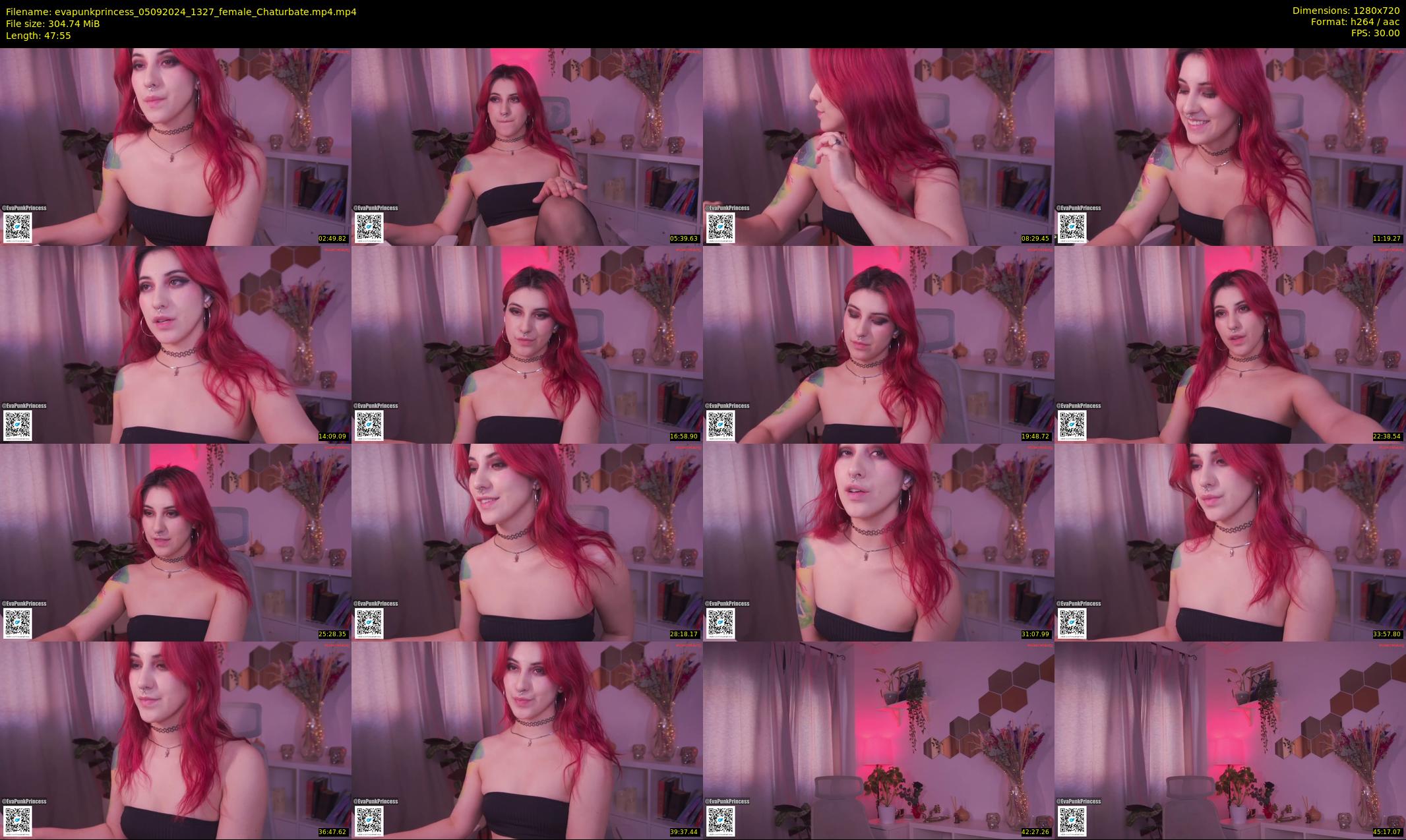 evapunkprincess — 48 minute Chaturbate female cam show recording, 720p, Sep 5, 2024
