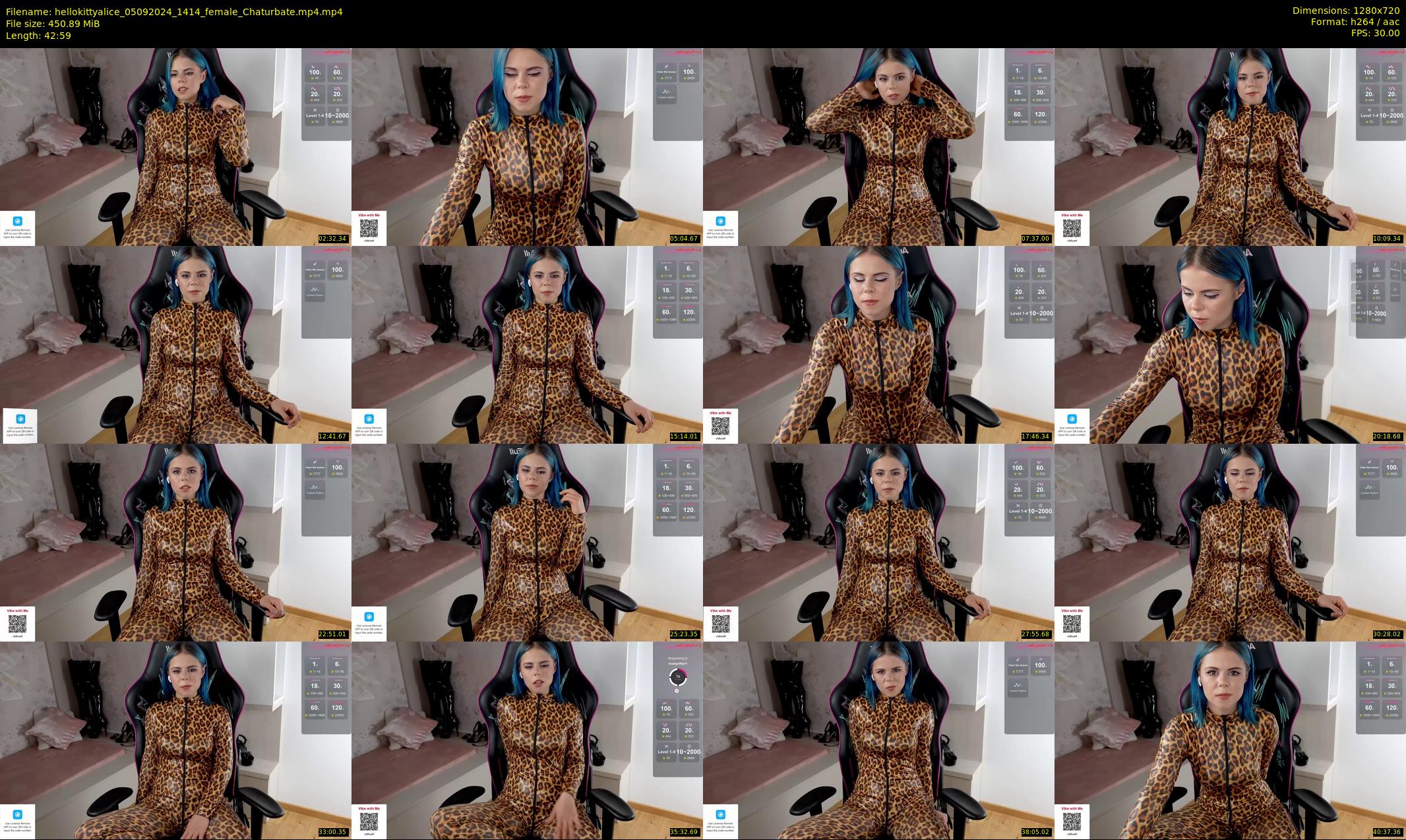 hellokittyalice — 43 minute Chaturbate female cam show recording, 720p, Sep 5, 2024